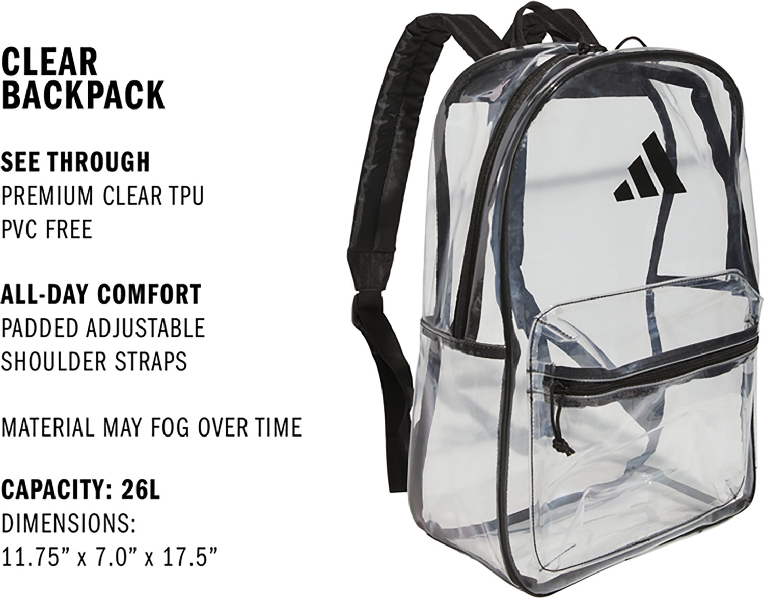 adidas Clear 2.0 Backpack - view number 4
