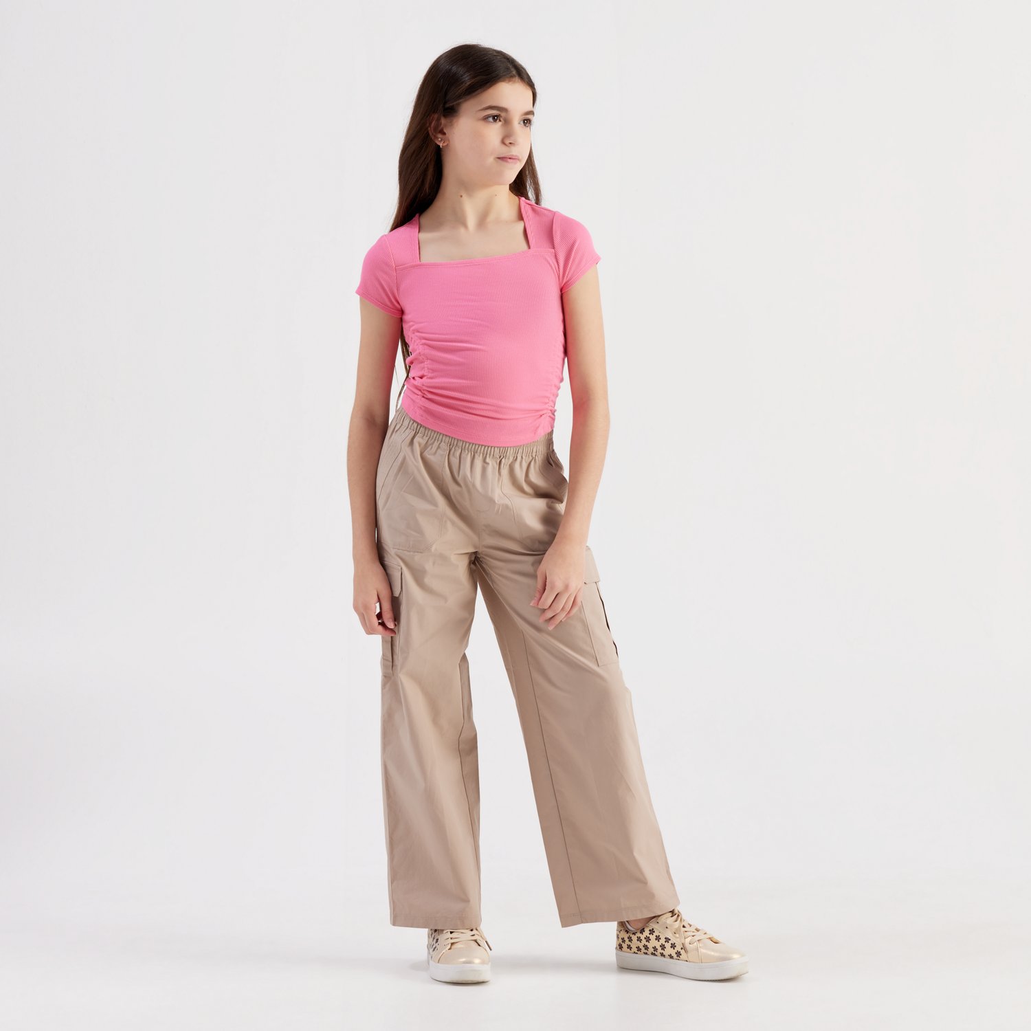 Freely Girls' Claire Short Sleeve T-shirt - view number 2
