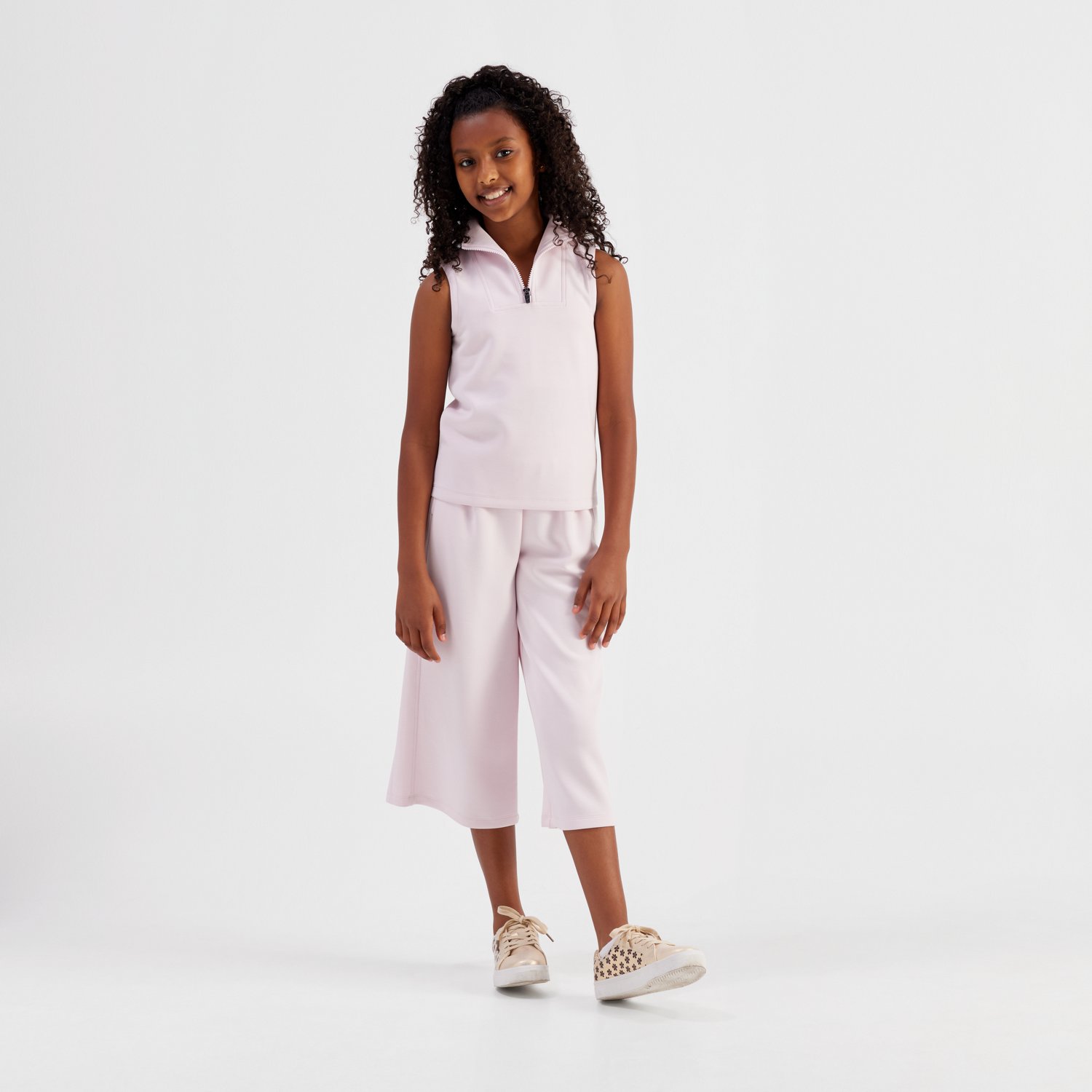 Freely Girls' Mia Sandwashed Zip Tank Top
