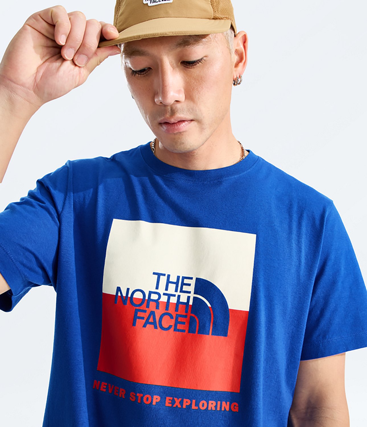 The North Face Men's Base Box NSE Infill Split Short Sleeve T-shirt - view number 3