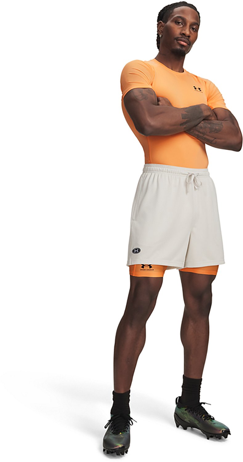 Under Armour Men's HeatGear Compression Shorts 6 in - view number 3