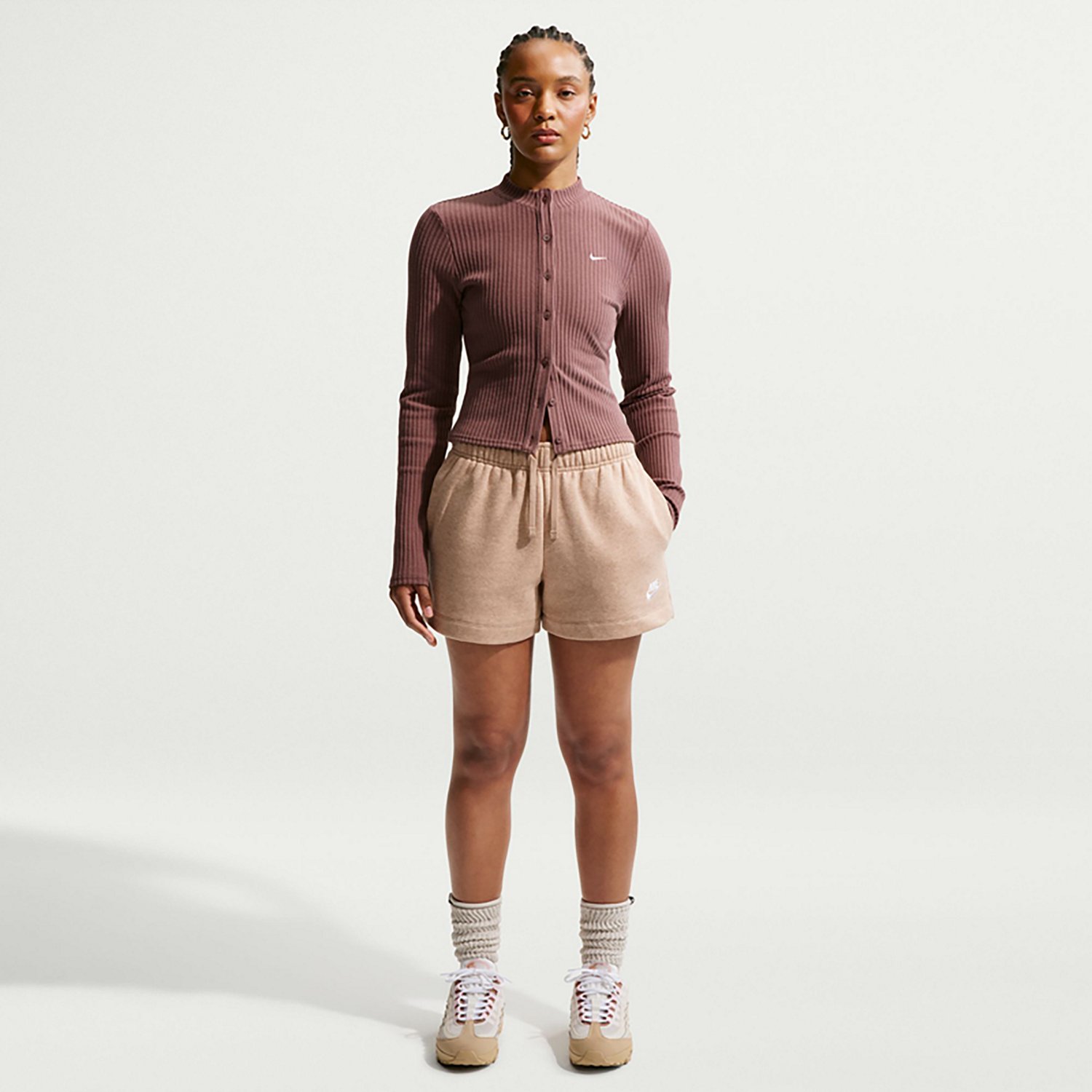 Nike Women's Club Fleece Shorts                                                                                                  - view number 4