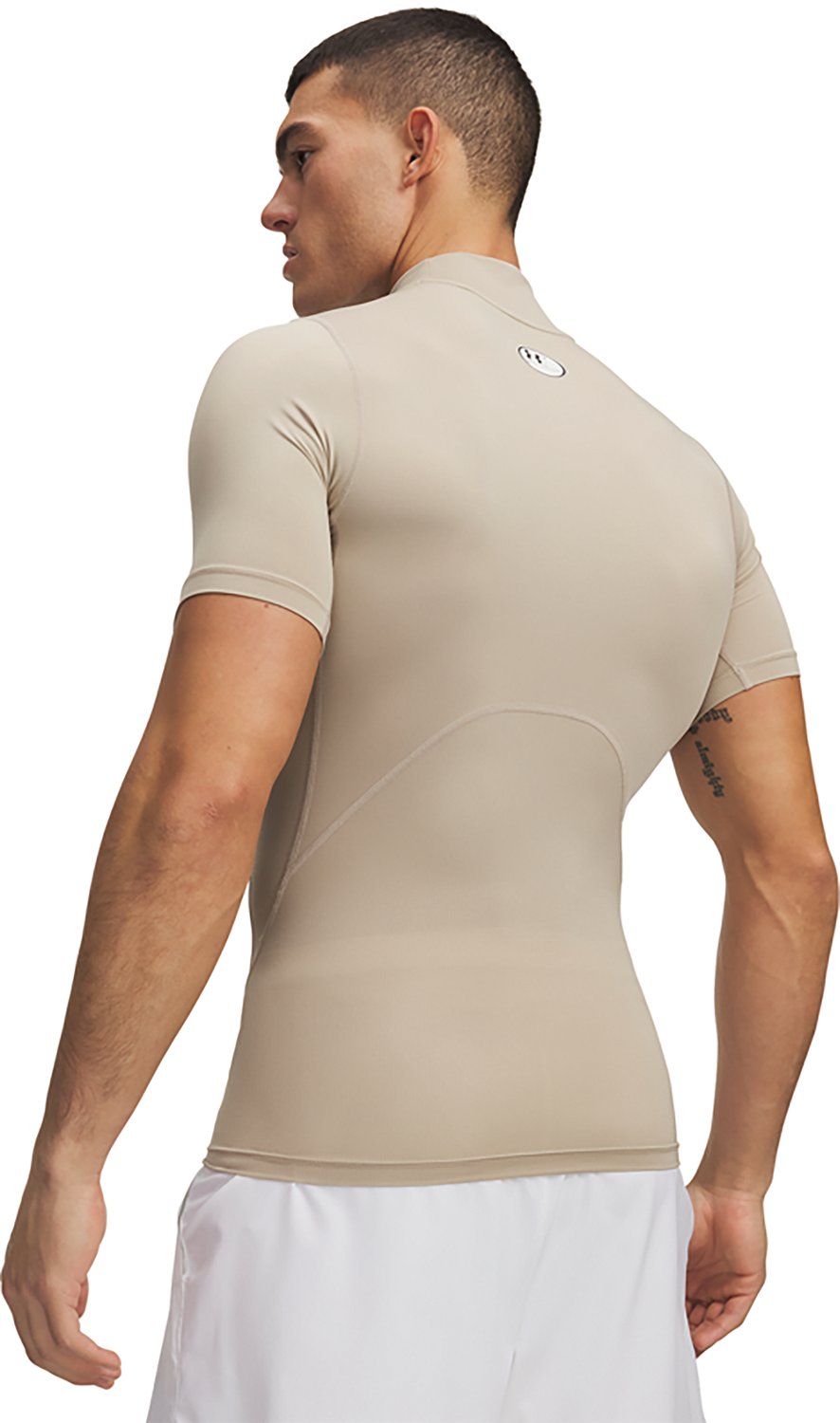 Under Armour Men's HeatGear Compression Mock Short Sleeve Shirt - view number 2