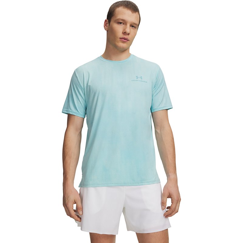 Under Armour Men's Vanish Energy Burnout T-Shirt, Large, Blue Haze/Blue Haze