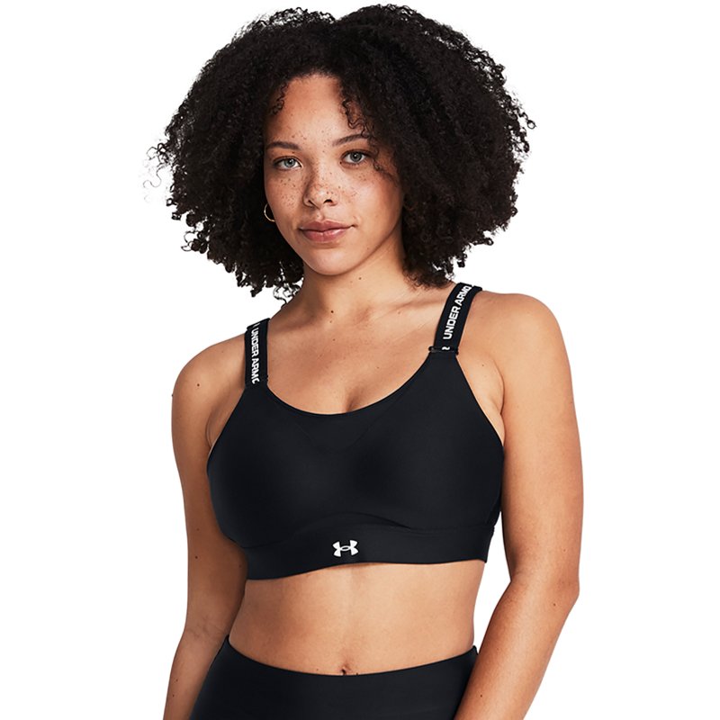Under Armour Women's Infinity 2.0 High Support Sports Bra, XS (A-C), Black/White