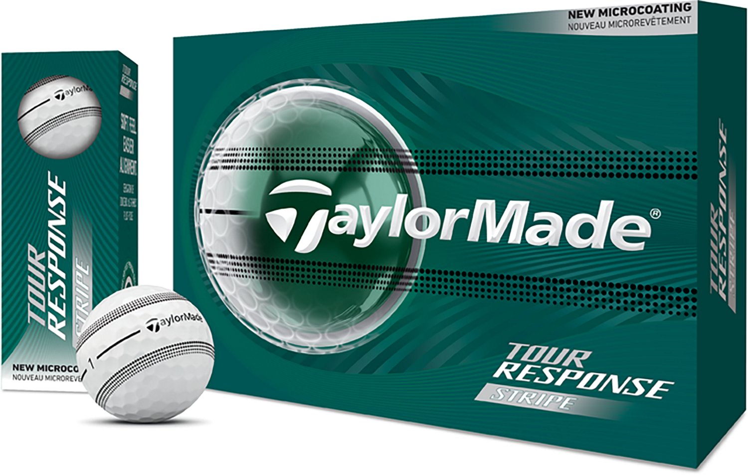 TaylorMade 2026 Tour Response Stripe Golf Balls 12-Pack