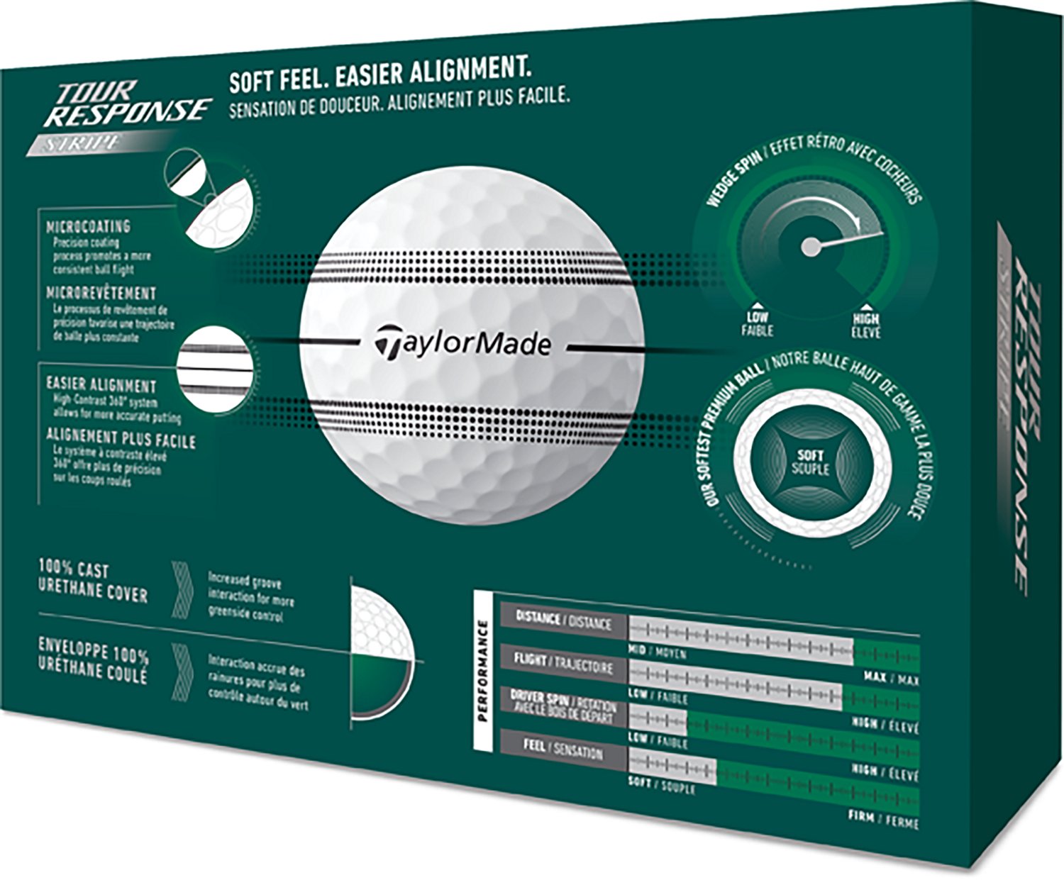 TaylorMade 2026 Tour Response Stripe Golf Balls 12-Pack - view number 3