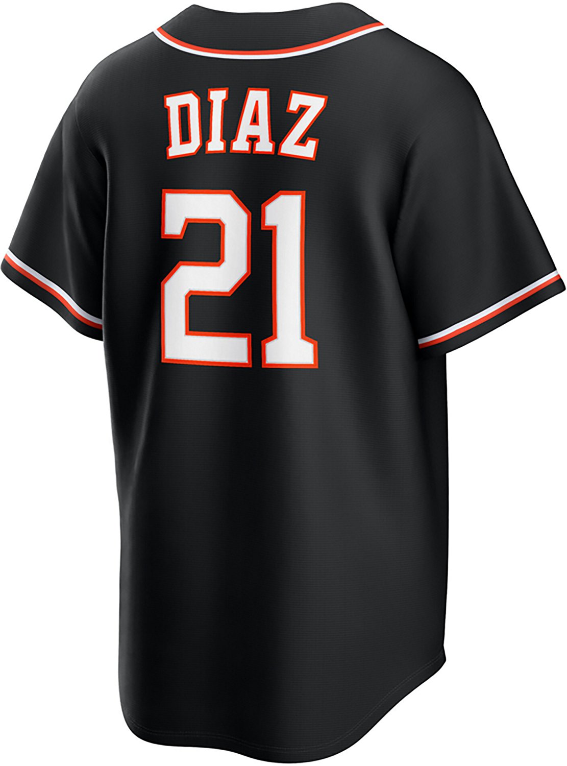 Nike Men's Houston Astros Yainer Diaz 2026 Black Out Fashion Replica Jersey - view number 2