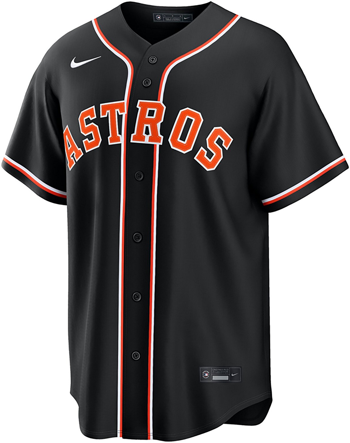 Nike Men's Houston Astros Yordan Alvarez 2026 Black Out Fashion Replica Jersey