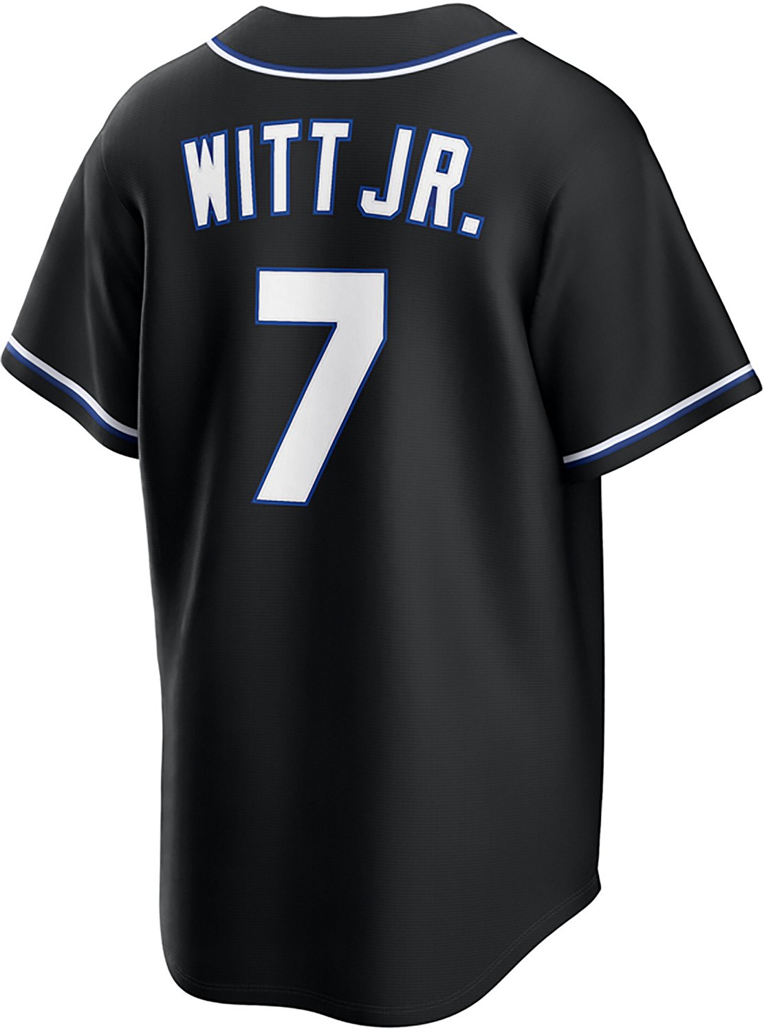 Nike Men's Kansas City Royals Bobby Witt Jr. 2026 Black Out Fashion Replica Jersey - view number 2