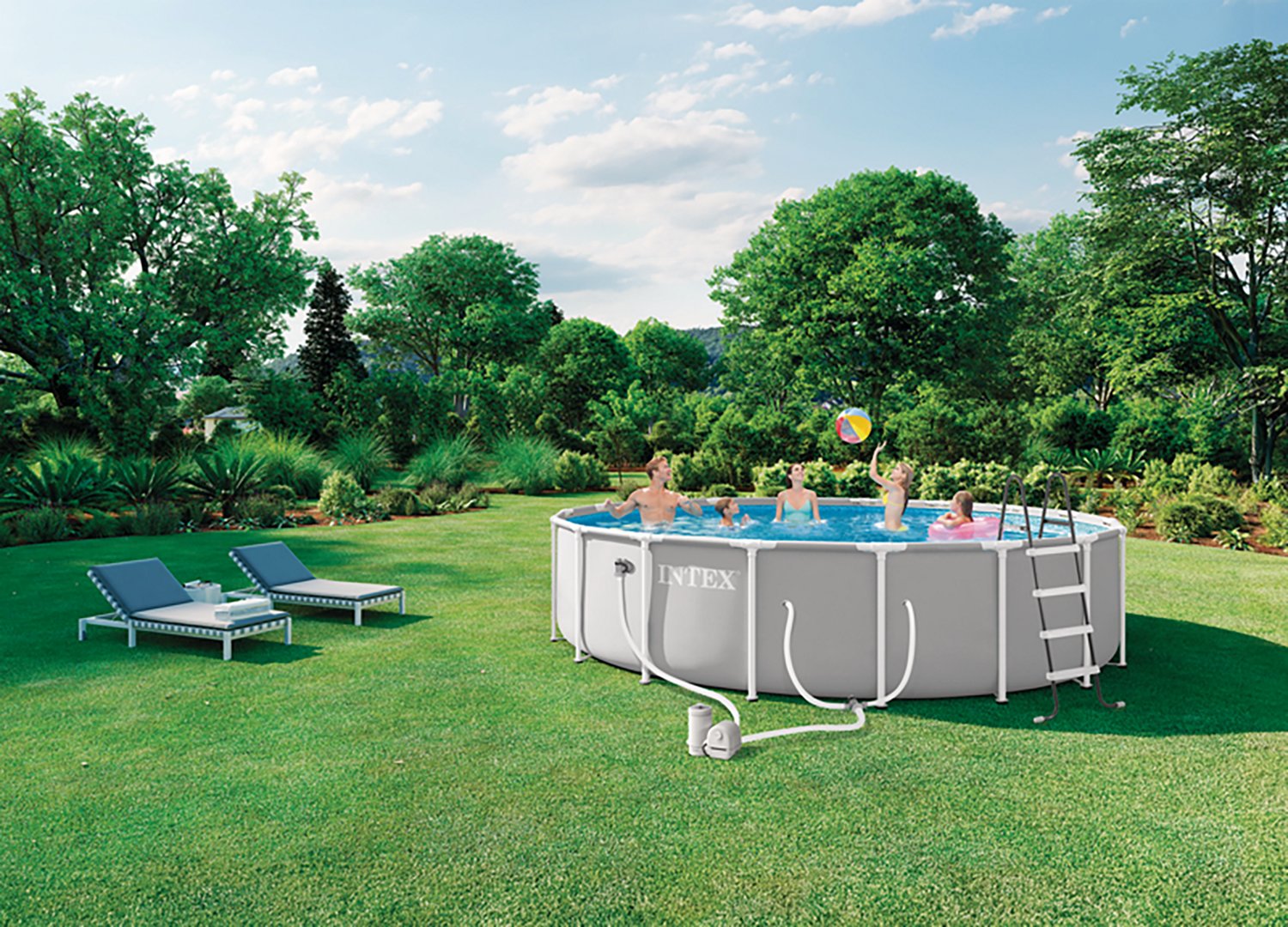 INTEX Prism Frame 18ft x 48in Pool Set - view number 3
