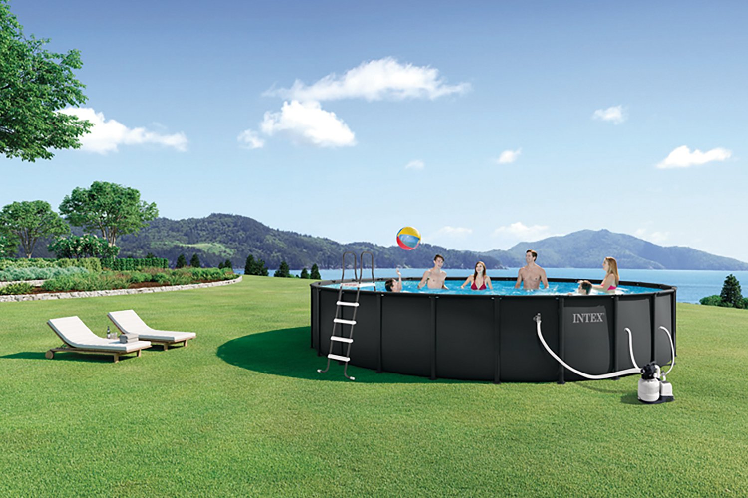 INTEX Ultra XTR 24ft x 52in Round Frame Pool Set                                                                                 - view number 3