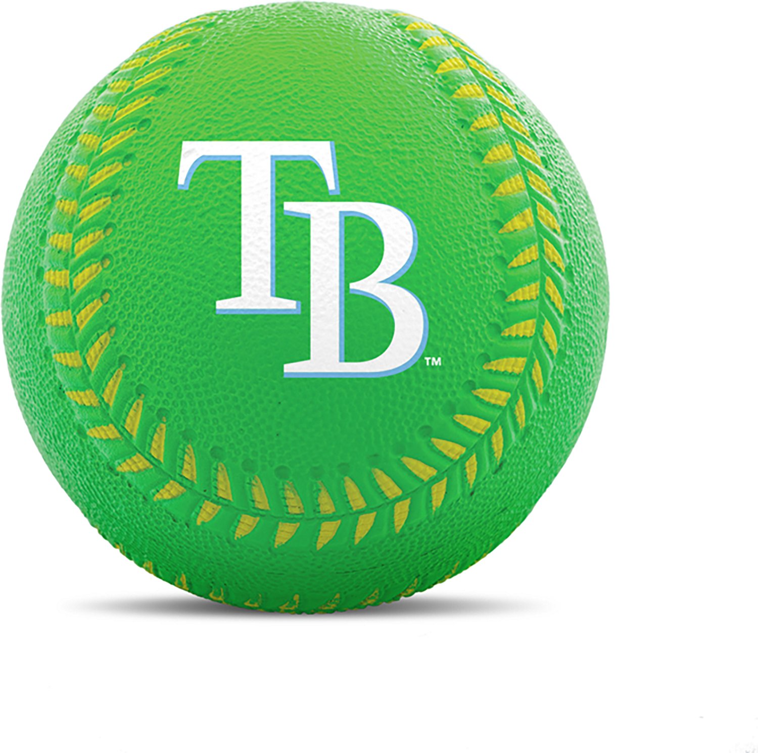 Franklin Sports MLB Tampa Bay Rays Pro-Bright Rubber Foam Baseball - view number 2