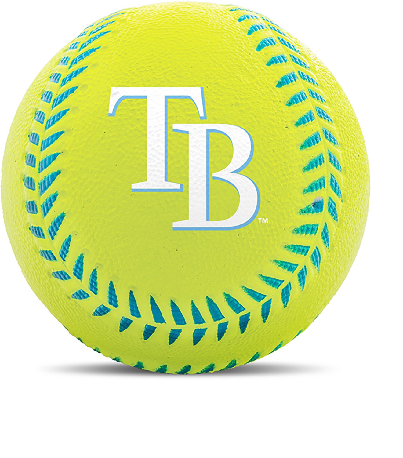 Franklin Sports MLB Tampa Bay Rays Pro-Bright Rubber Foam Baseball - view number 3
