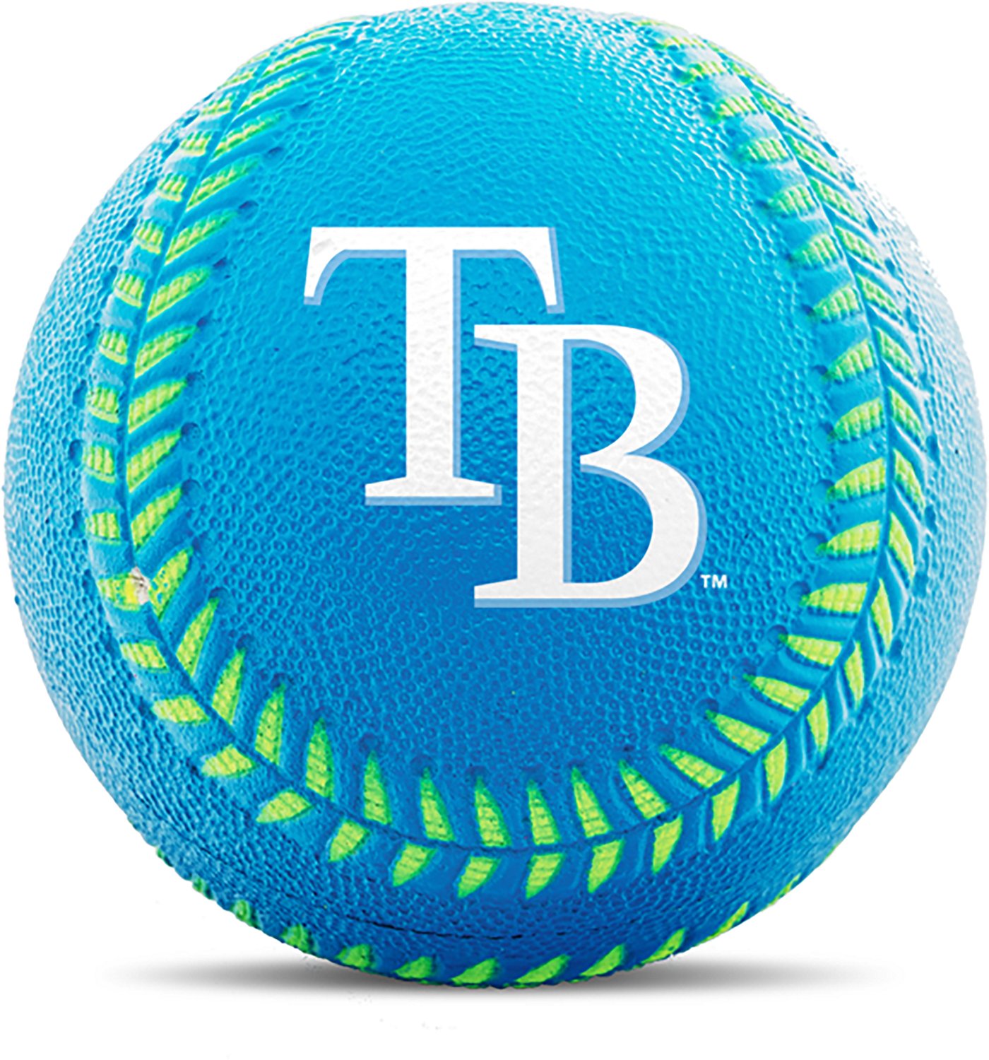 Franklin Sports MLB Tampa Bay Rays Pro-Bright Rubber Foam Baseball - view number 4