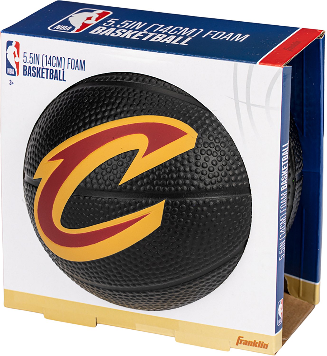 Franklin Kids' Cleveland Cavaliers 5.5 in Mini Foam Basketball - view number 3