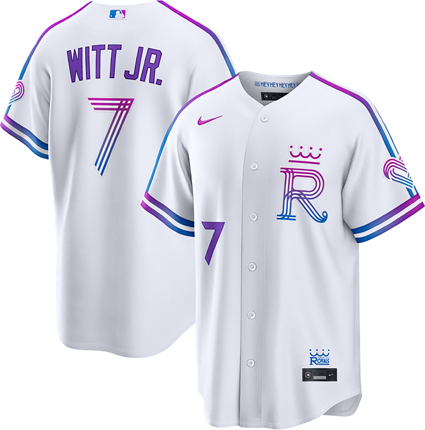 Nike Men's Kansas City Royals 2026 City Connect Replica Bobby Witt Jr #7 Jersey - view number 3