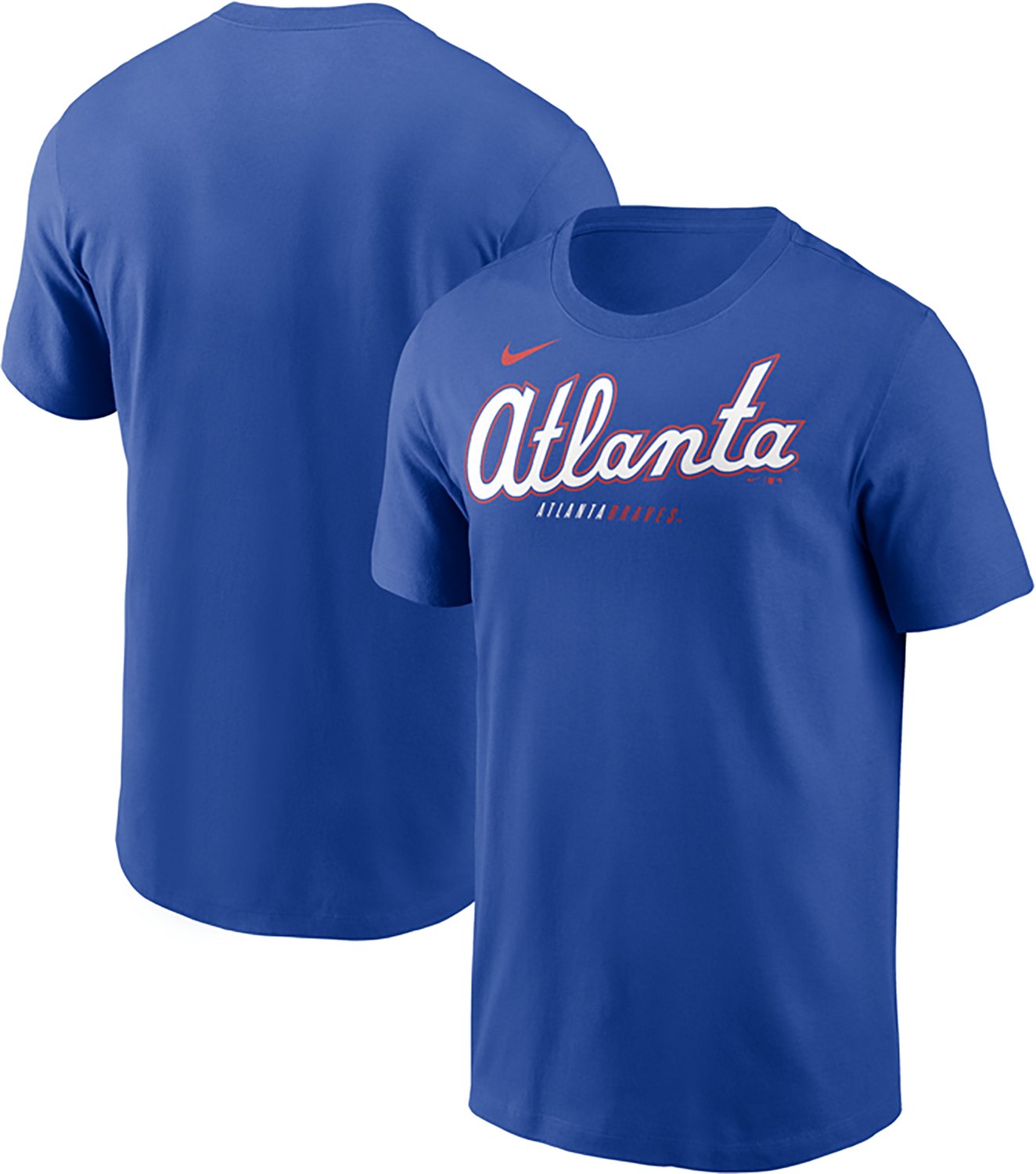 Nike Men's Braves City Connect 2.0 Wordmark T-shirt - view number 3
