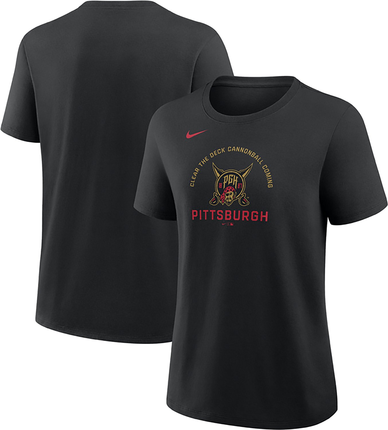 Nike Women's Pittsburgh Pirates City Connect Cotton T-shirt - view number 3