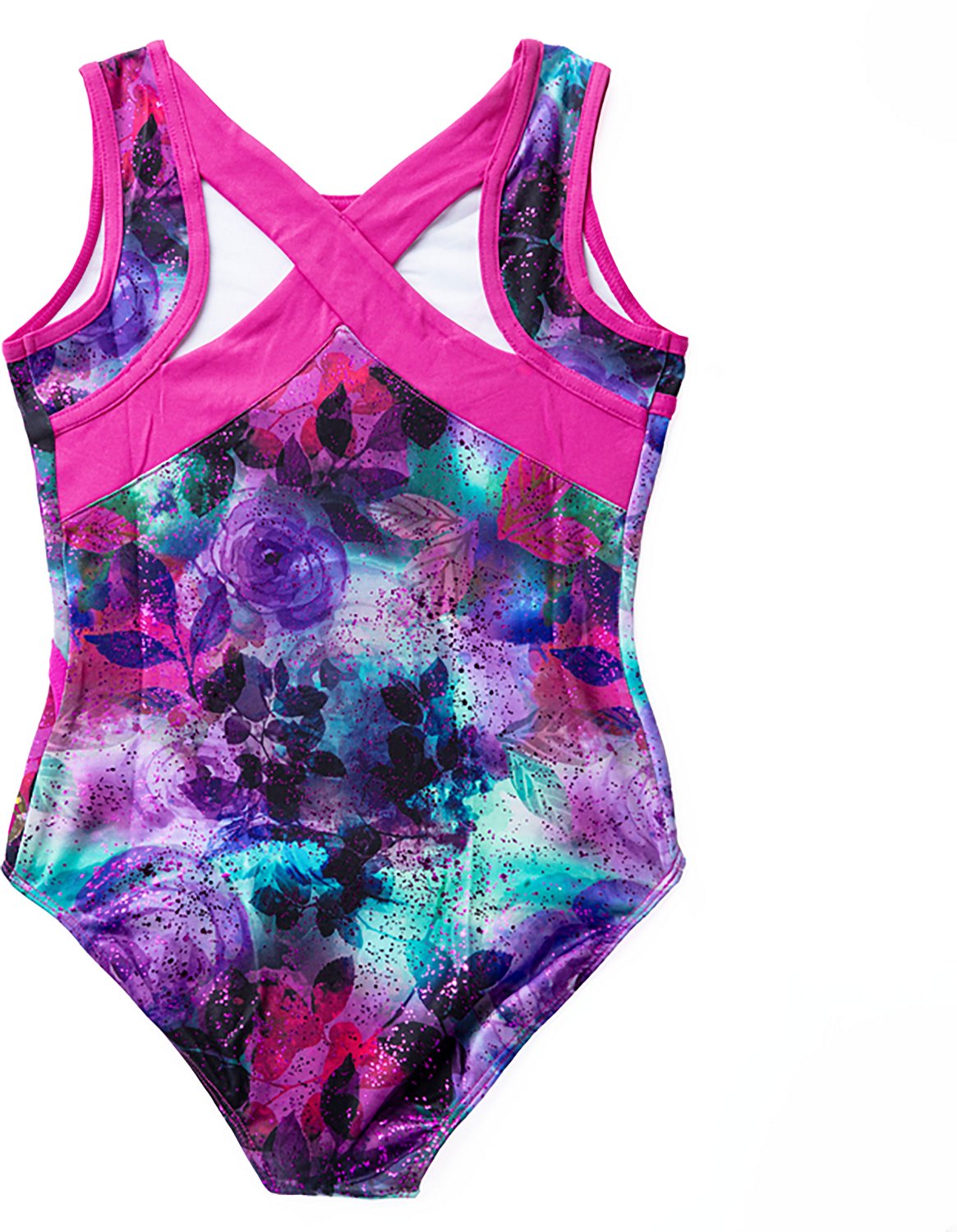 Rainbeau Moves Girls Floral Print Leotard