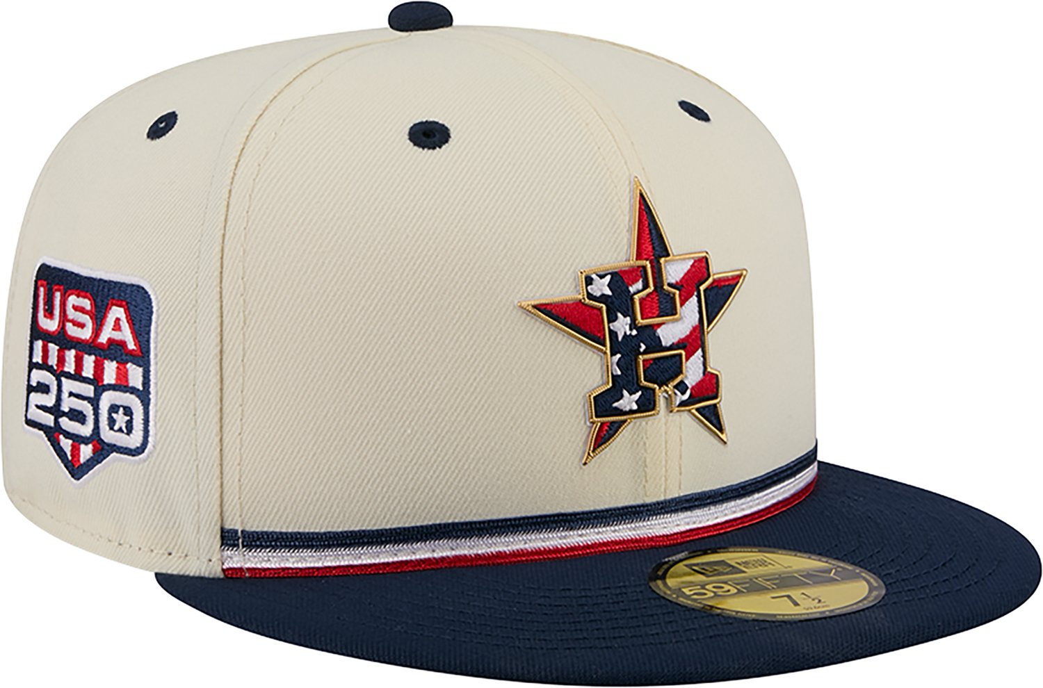 New Era Houston Astros 2026 4th of July 59FIFTY Fitted Cap - view number 3