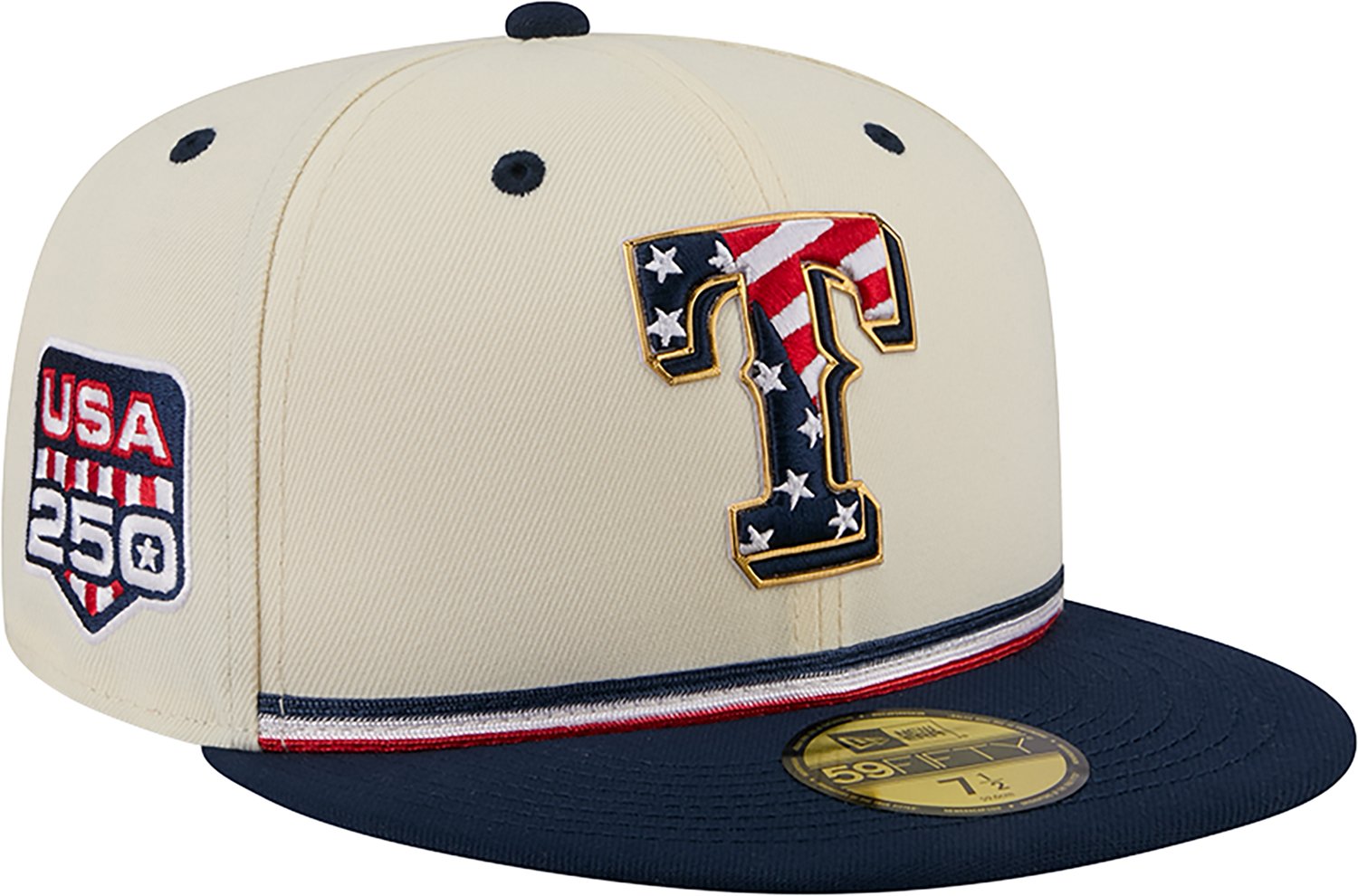 New Era Texas Rangers 2026 4th of July 59FIFTY Fitted Cap - view number 3