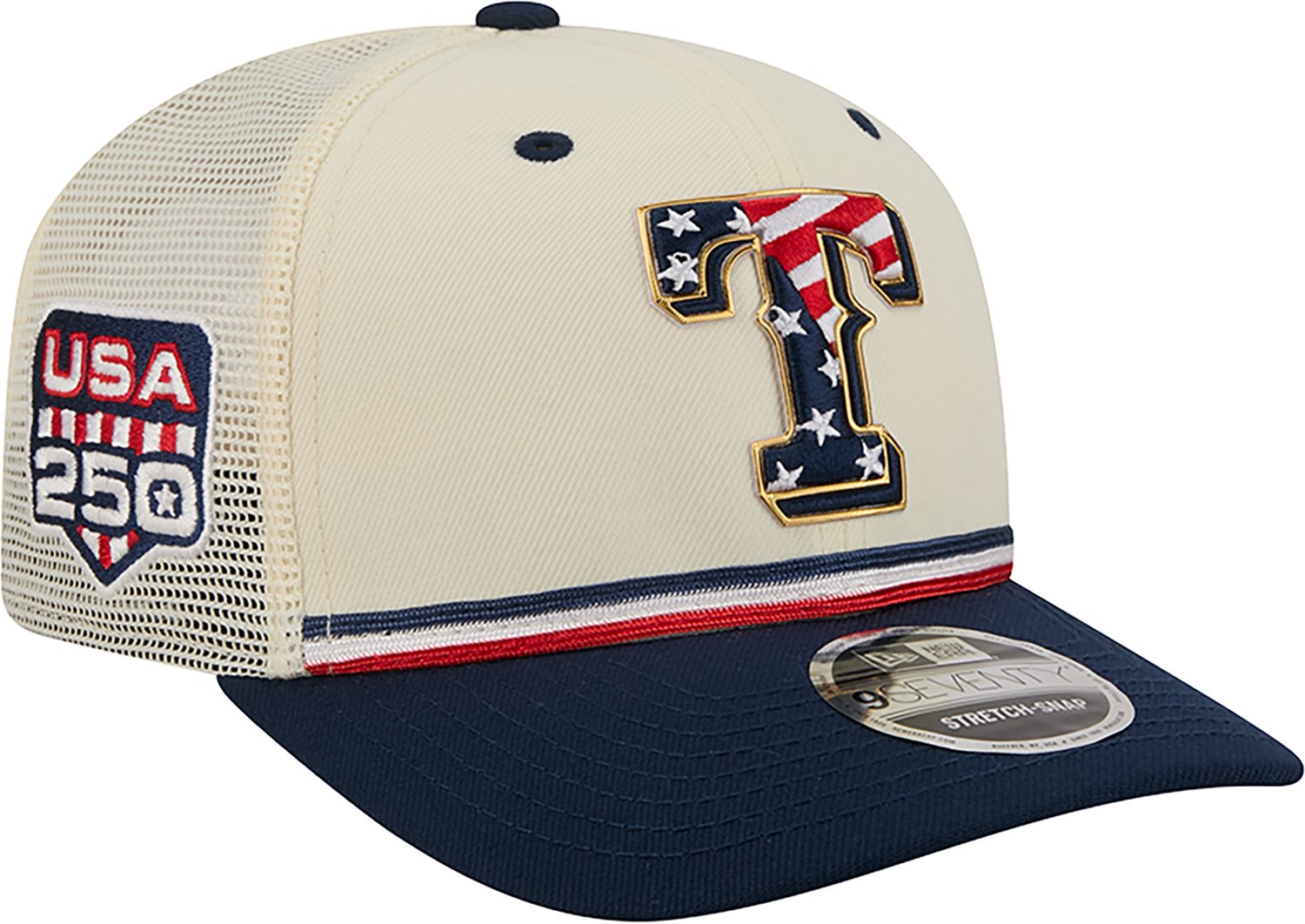 New Era Texas Rangers 2026 4th of July 9SEVENTY Cap - view number 3