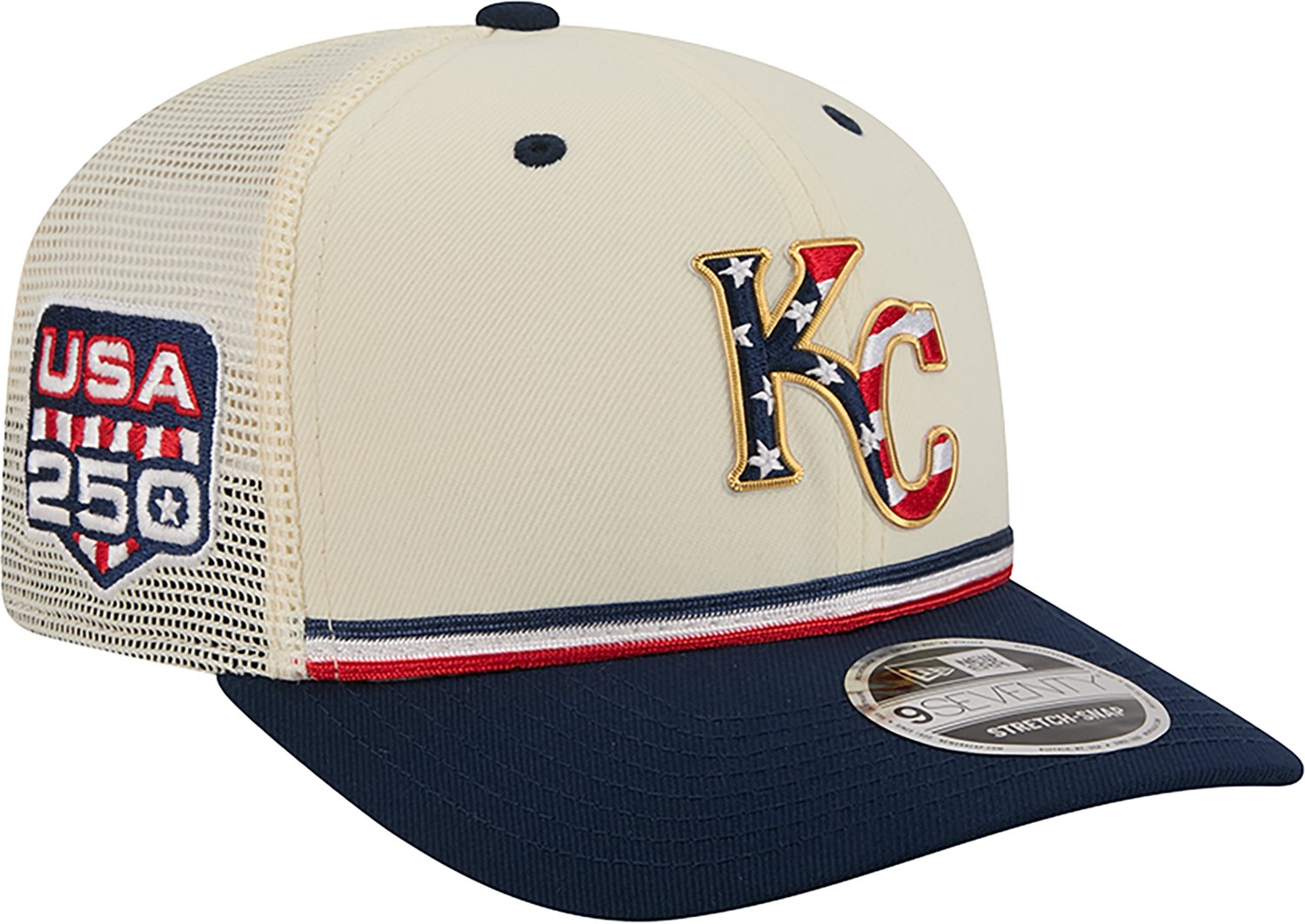 New Era Kansas City Royals 2026 4th of July 9SEVENTY Cap - view number 3