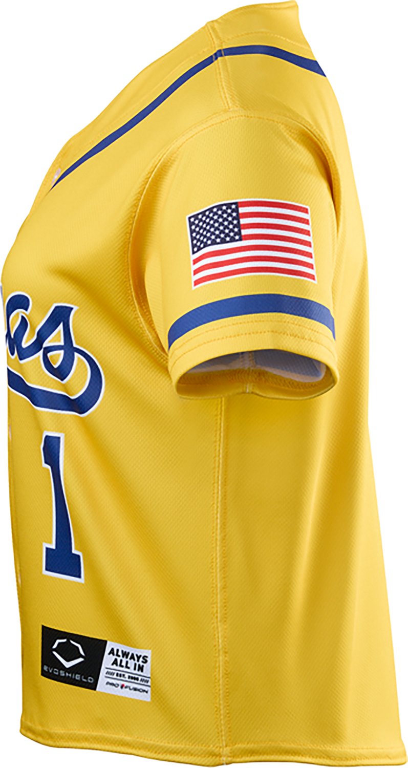 EvoShield Women’s Savannah Bananas Crop Jersey - view number 3
