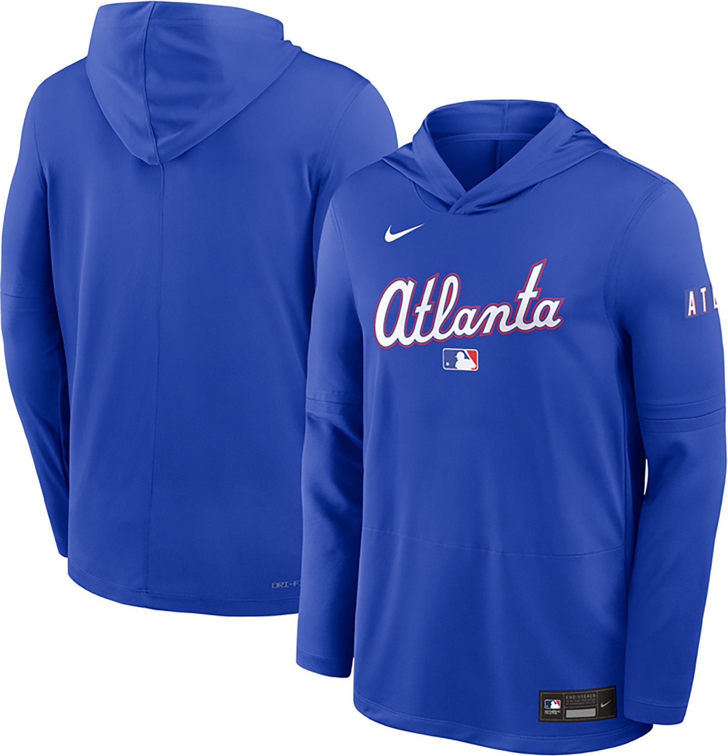 Nike Men's Atlanta Braves AC City Connect Hoodie - view number 3
