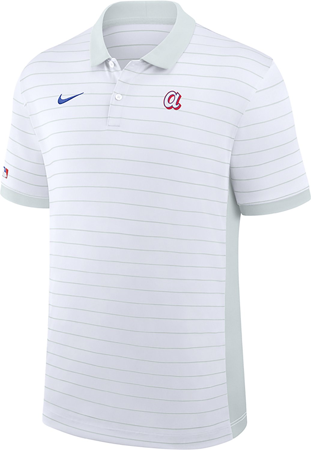 Nike Men's Atlanta Braves AC City Connect Victory Striped Polo Shirt