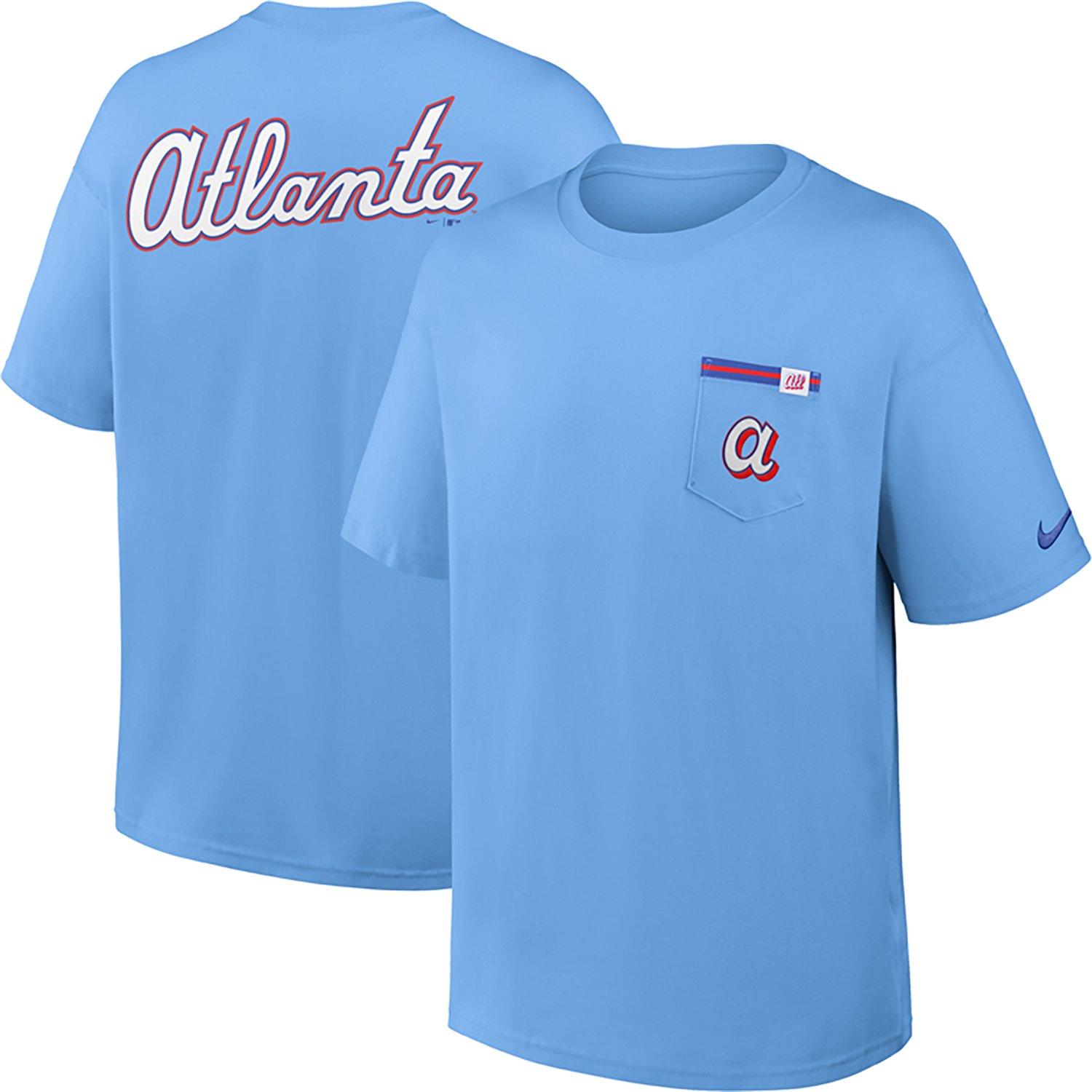 Nike Men's Atlanta Braves City Connect 2 Hit Max 90 T-Shirt - view number 3