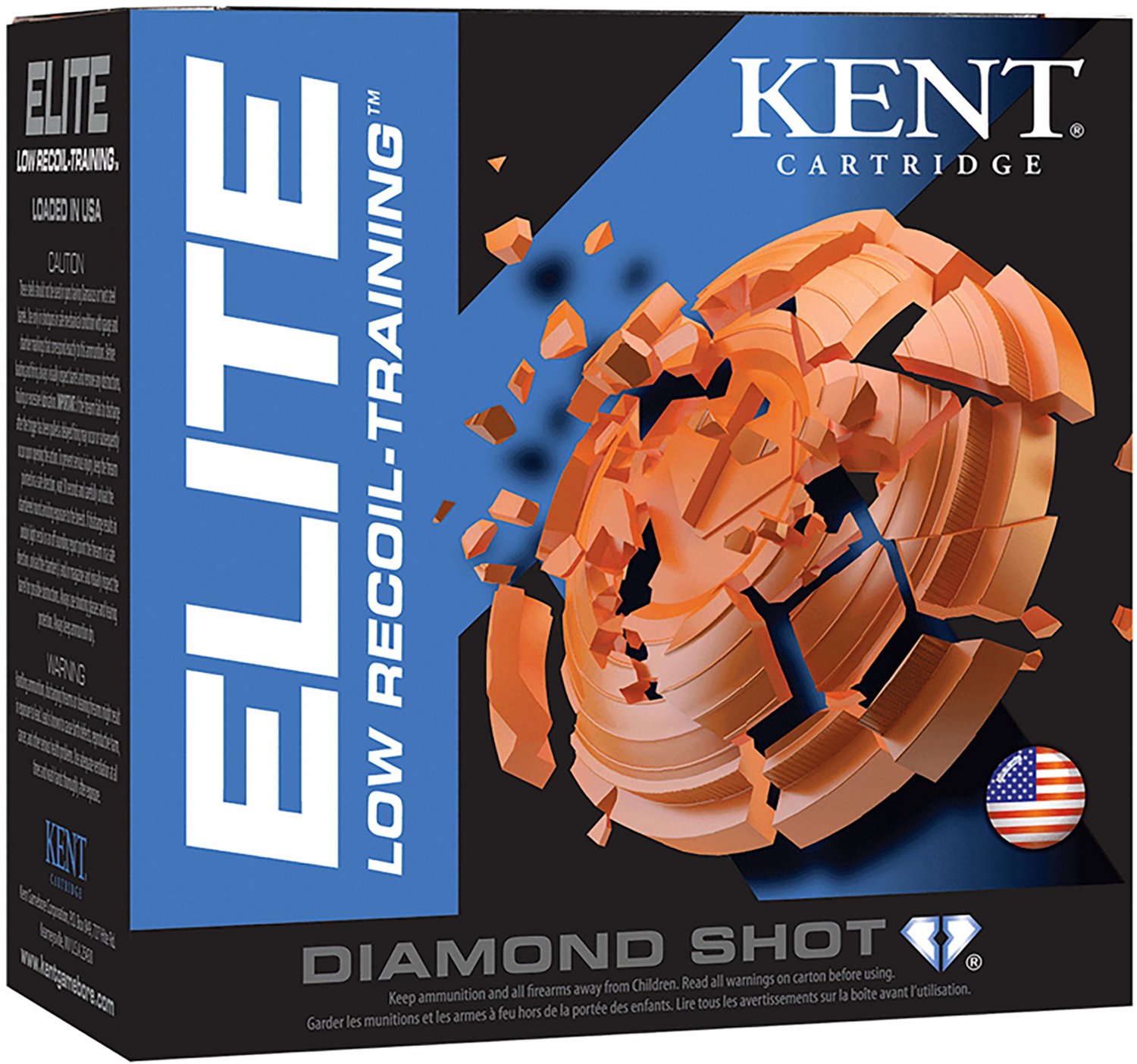 Kent Cartridge Elite Low Recoil-Training 12 Gauge #8 Shotshells - 25 Rounds