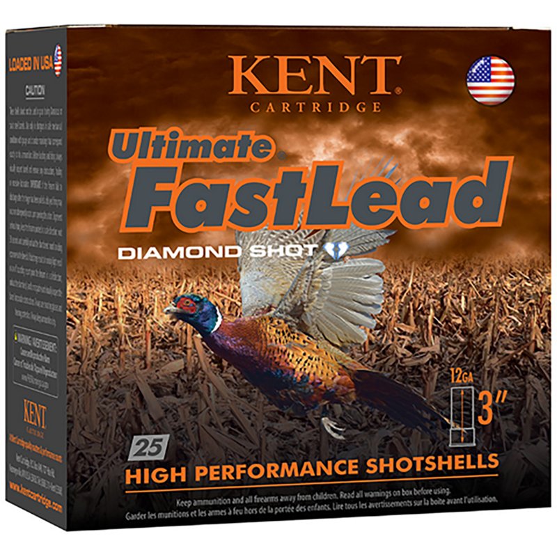 Kent Ultimate Fast Lead Shotgun Shells - 12 Gauge - #5 - 3″ - 25 Rounds