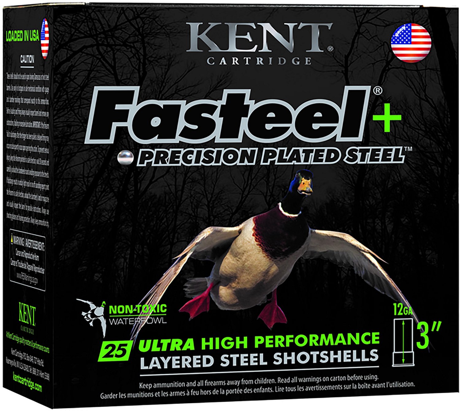 Kent Cartridge Fasteel+ 12 Gauge BB Shotshells - 25 Rounds