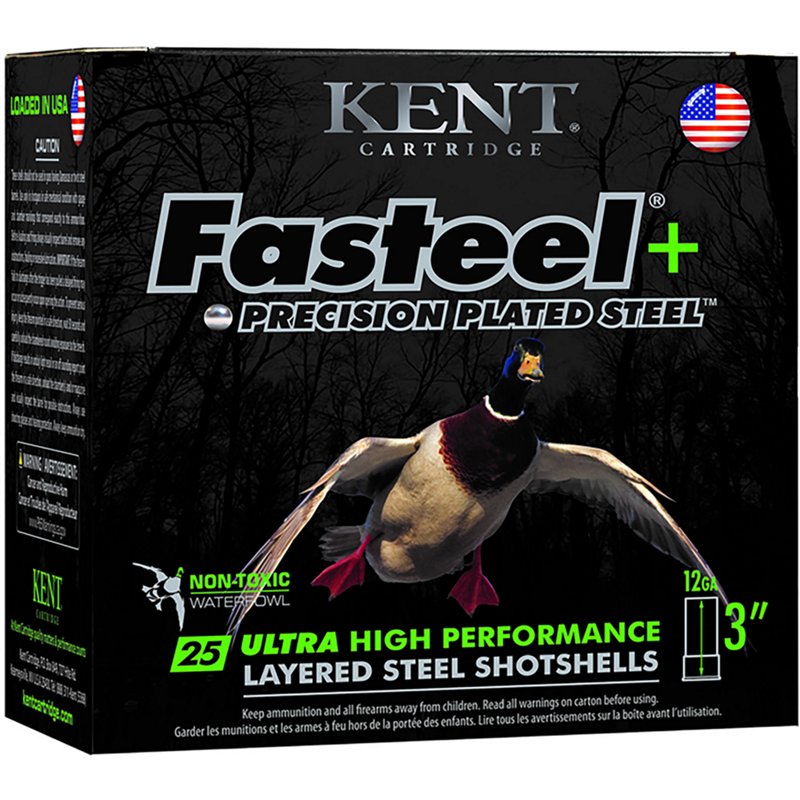 Kent Cartridge Fasteel 12 Gauge BB Shotshells  25 Rounds