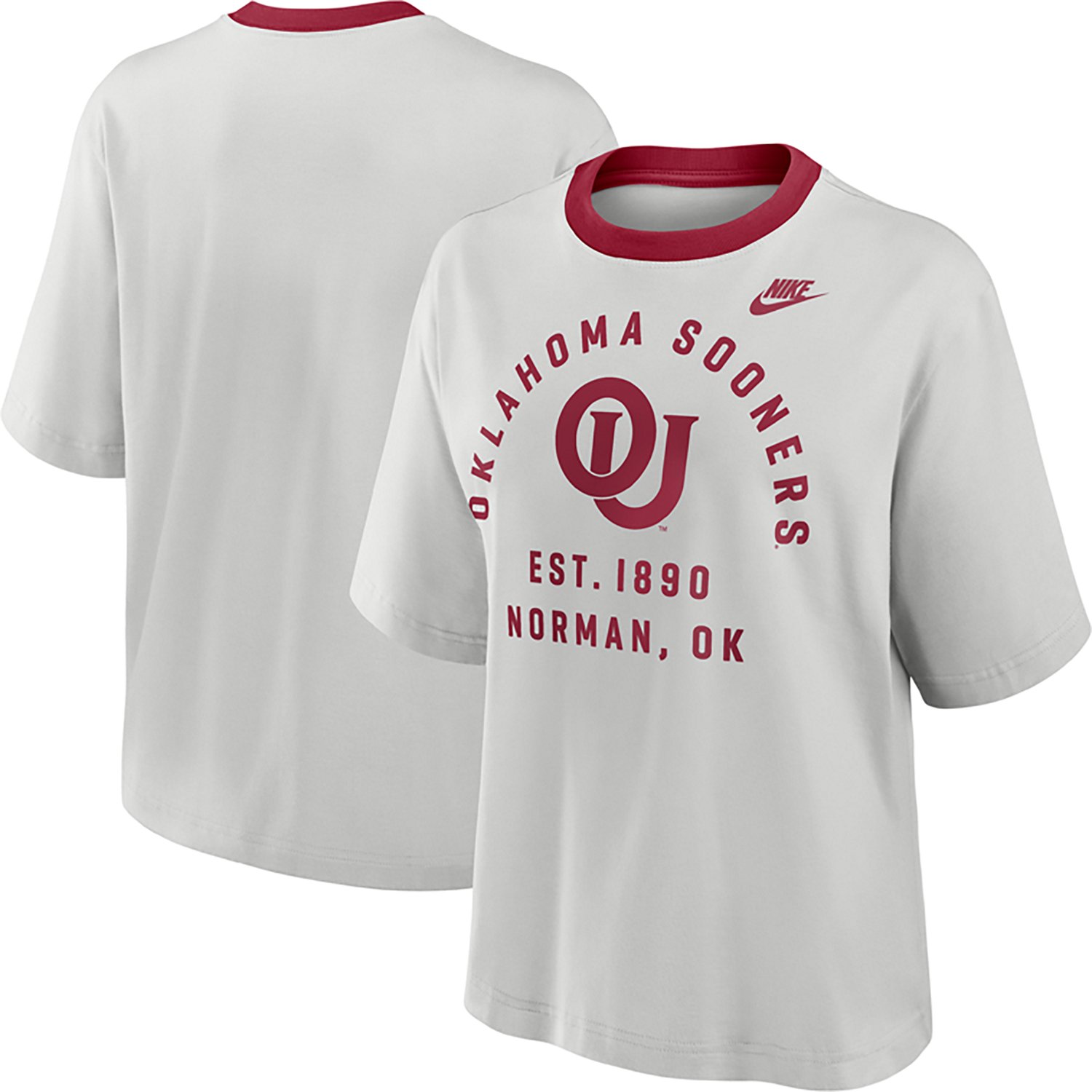 Nike Women's University of Oklahoma Legacy Arch Script Boxy Graphic T-shirt - view number 3