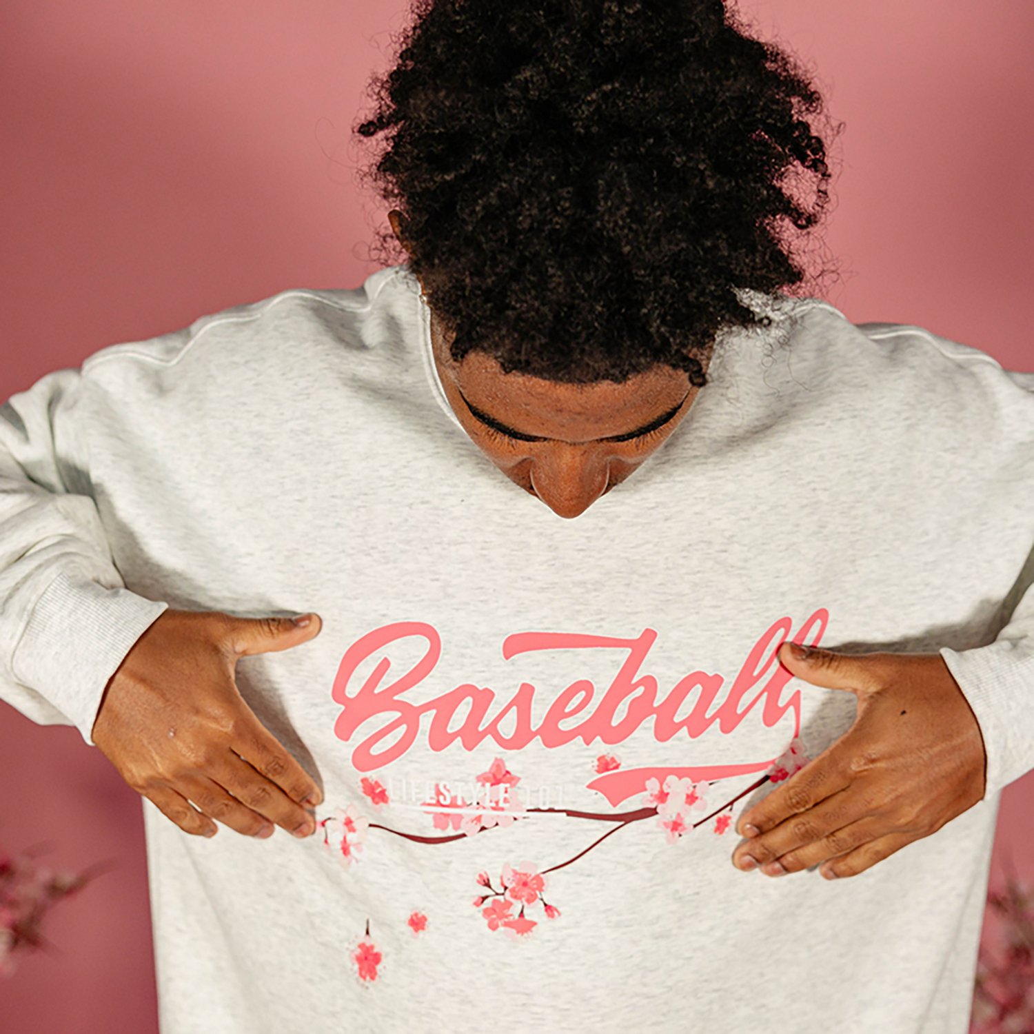 Baseball Lifestyle 101 Men's Cherry Blossoms Established Crew Neck Sweatshirt - view number 4