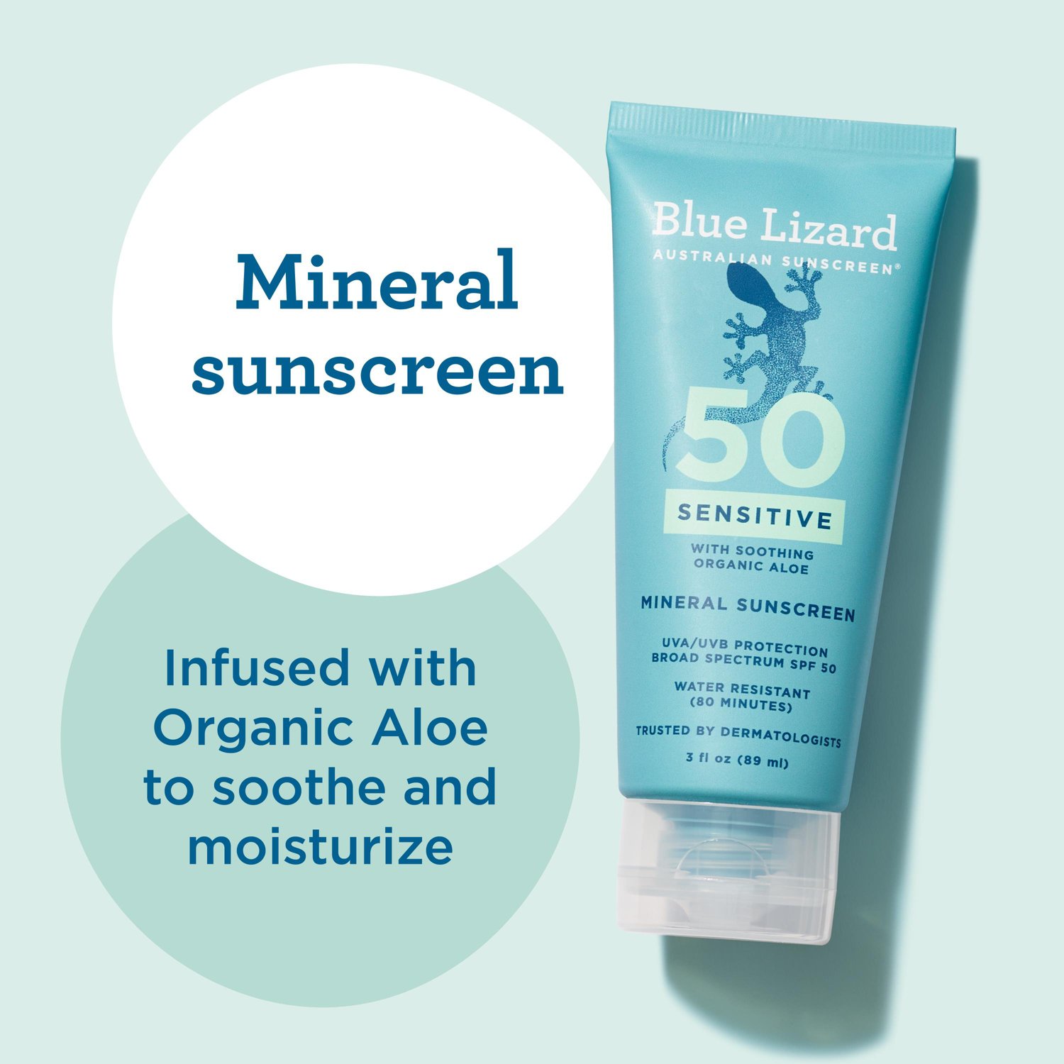 Blue Lizard Sensitive Mineral Sunscreen Lotion - SPF 50 - 3 fl oz - view number 3
