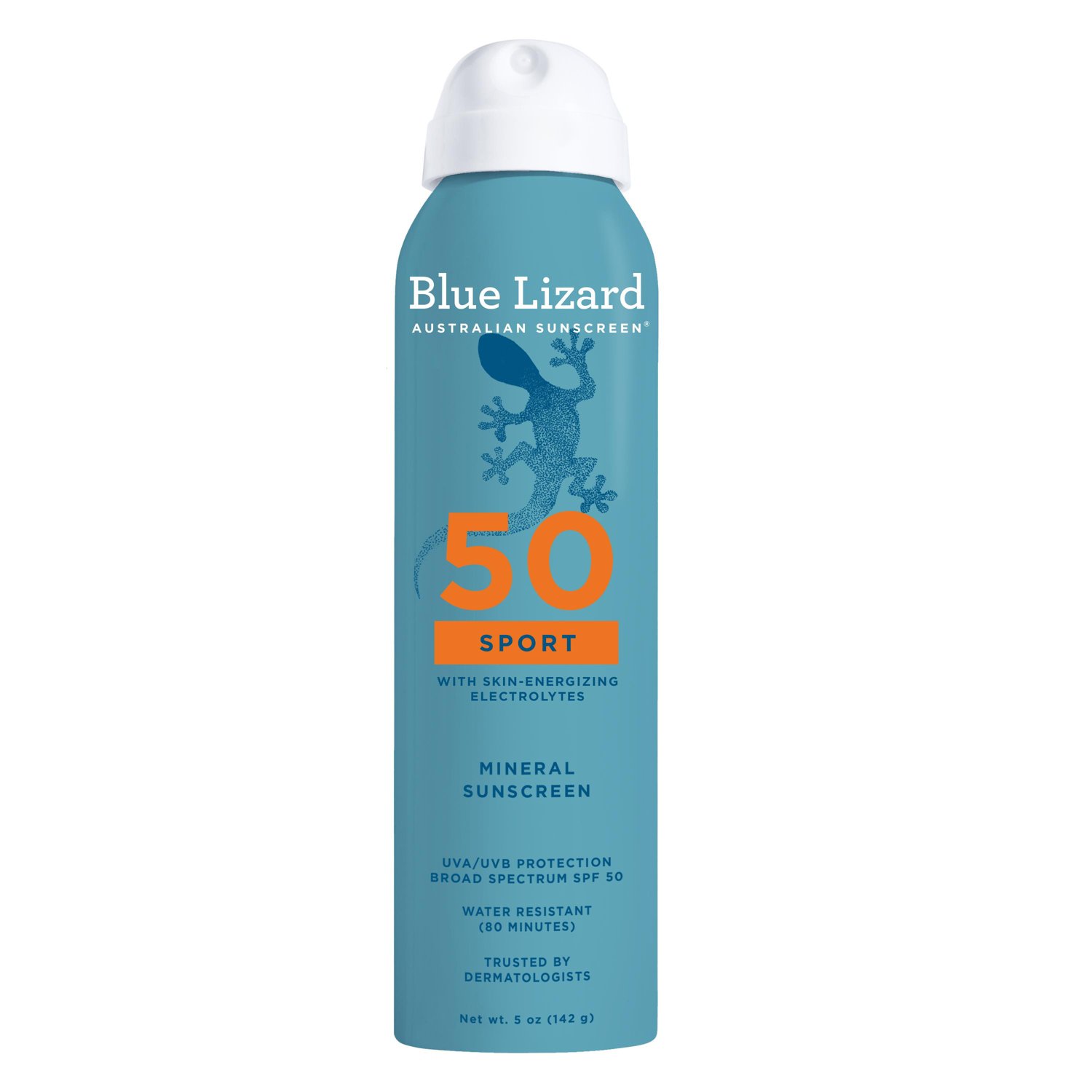 Blue Lizard Sport Mineral Sunscreen Spray - SPF 50 - 5 oz