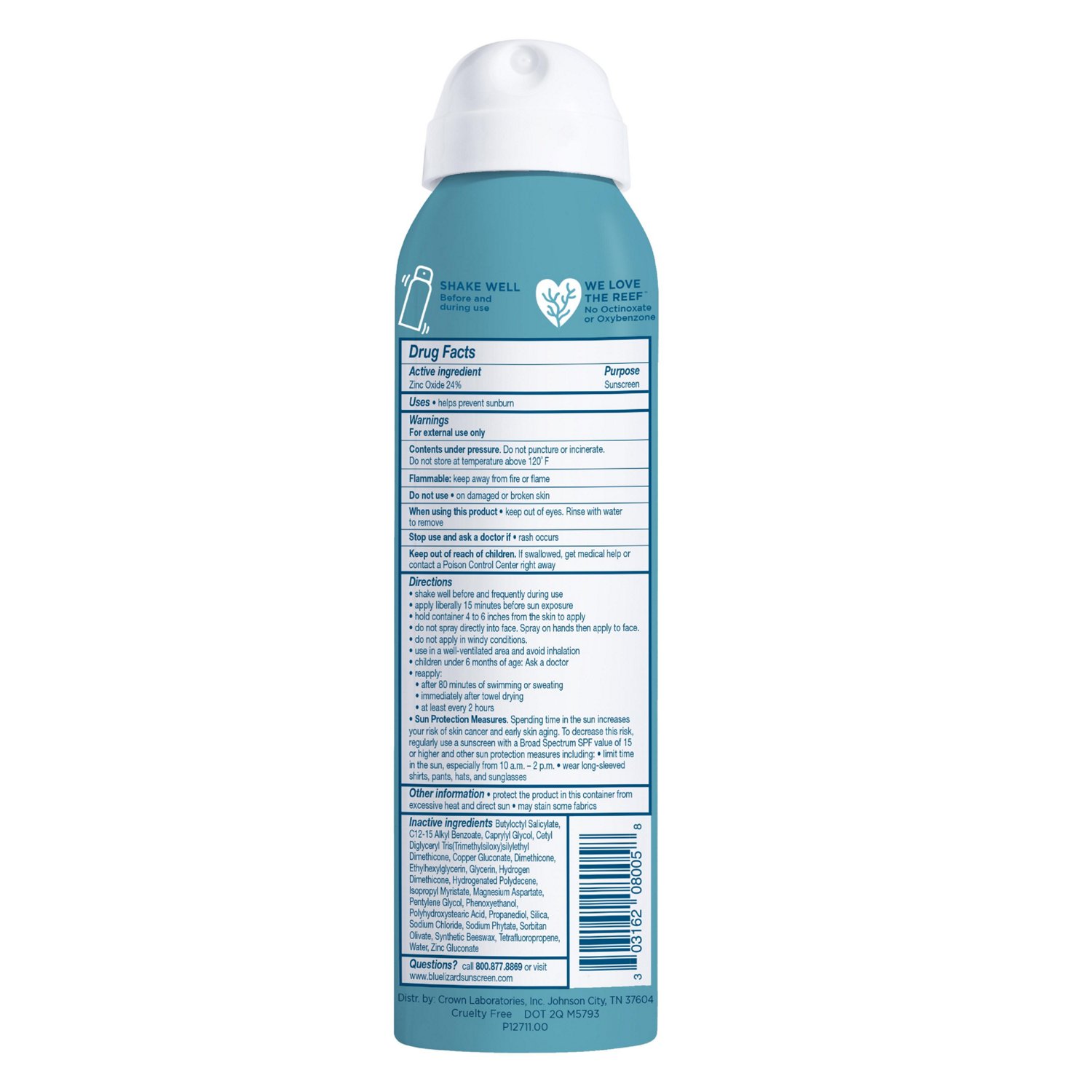 Blue Lizard Sport Mineral Sunscreen Spray - SPF 50 - 5 oz - view number 2