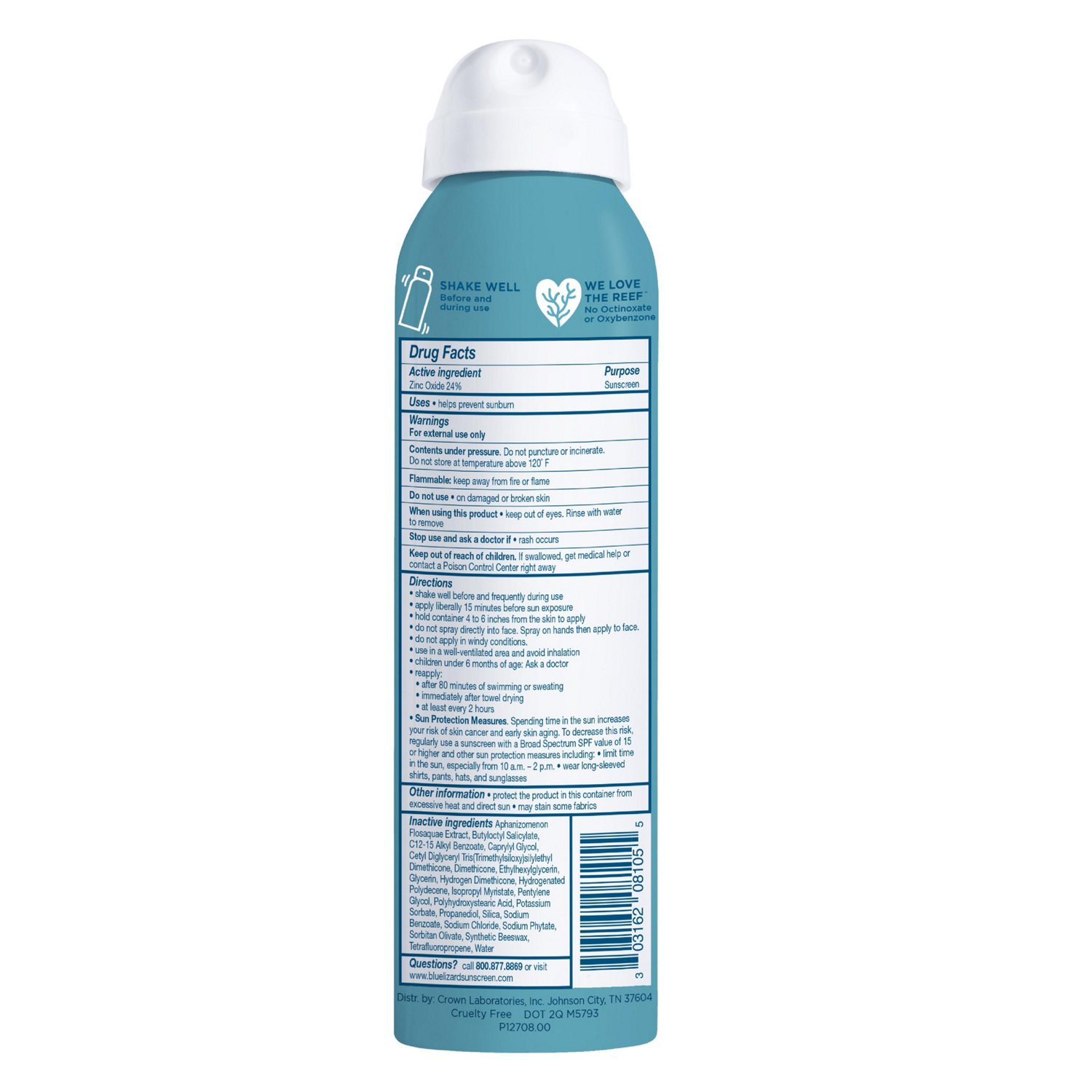 Blue Lizard Kids Mineral Sunscreen Spray - SPF 50 - 5 oz - view number 2