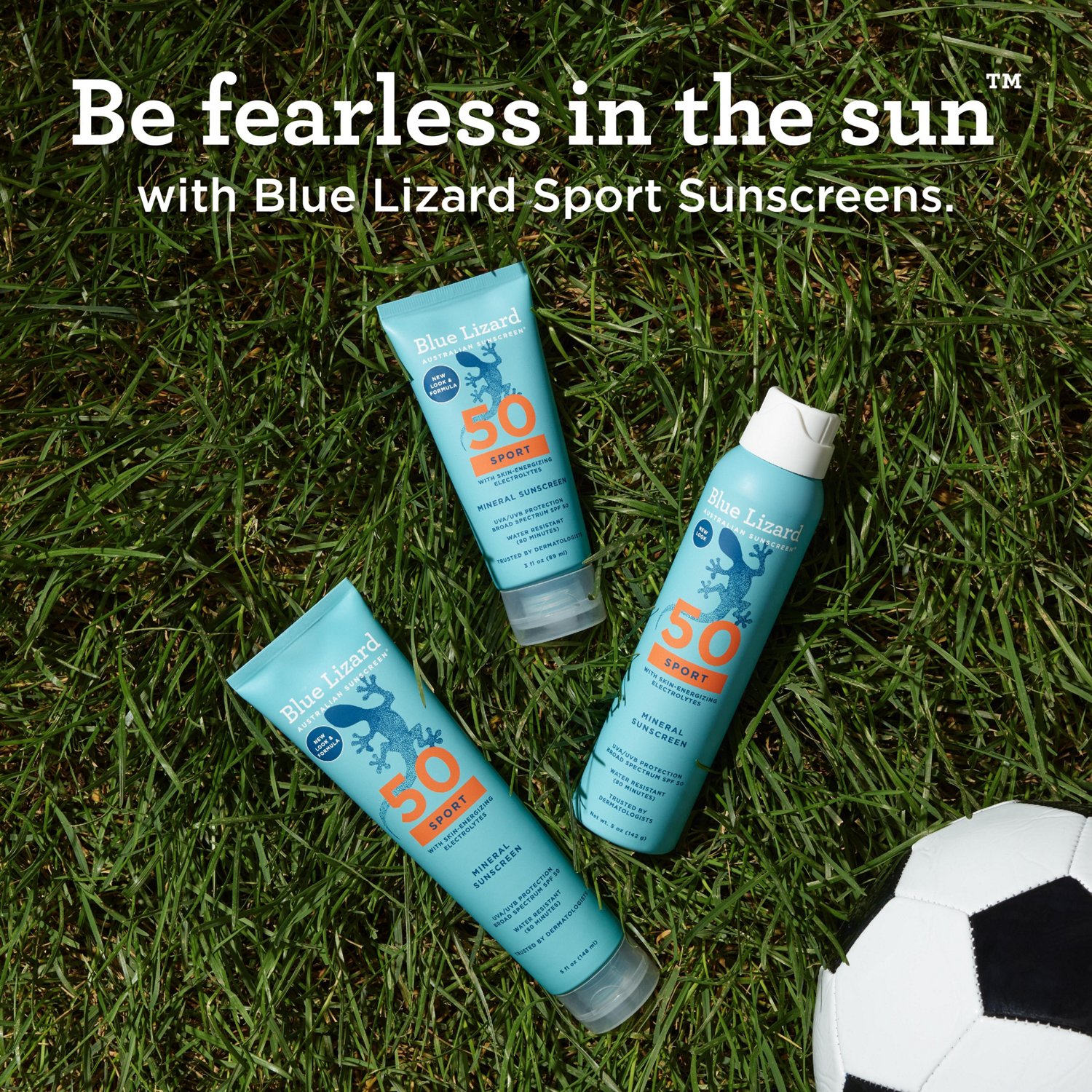 Blue Lizard Sport Mineral Sunscreen Lotion - SPF 50 - 3 fl oz