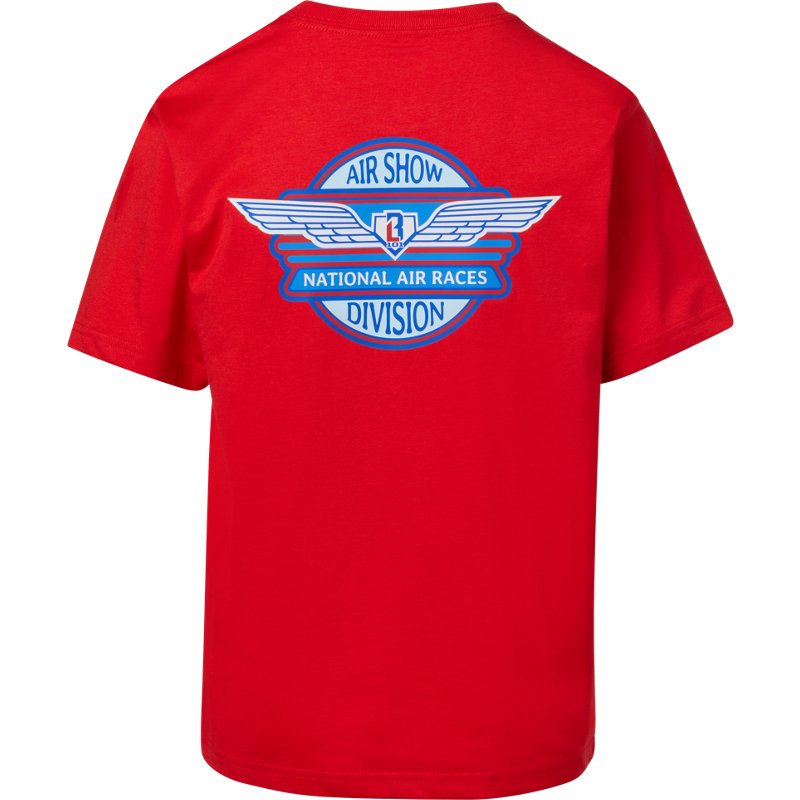 Baseball Lifestyle 101 Boys' Fastball Flight T-Shirt, Large, Red