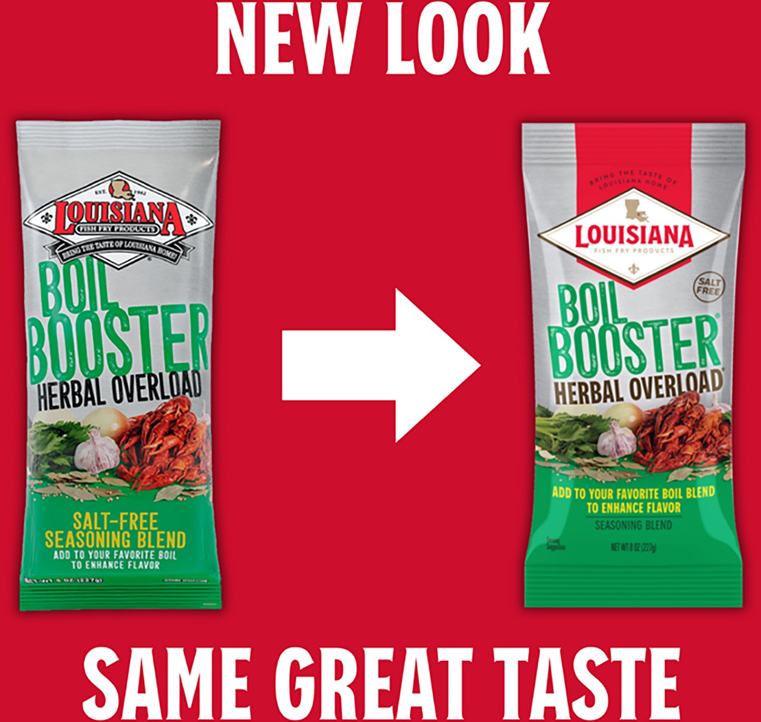 Louisiana Fish Fry Products Boil Booster Herbal Overload 8 oz Seasoning                                                          - view number 4