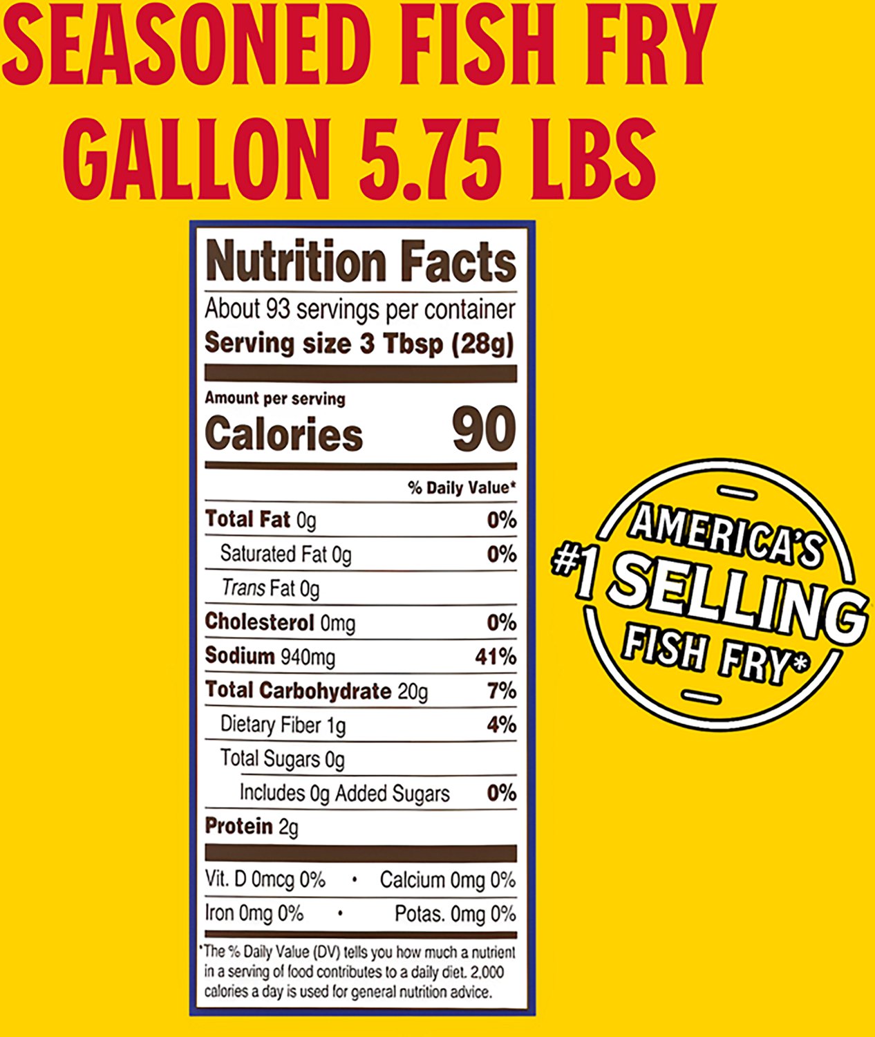 Louisiana Fish Fry Products 1-Gallon Seasoned Fish Fry                                                                           - view number 2