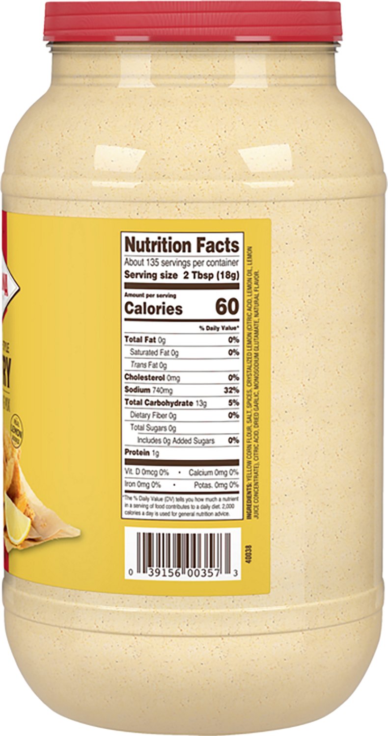 Louisiana Fish Fry Products 1-Gallon New Orleans Style Fish Fry with Lemon - view number 3