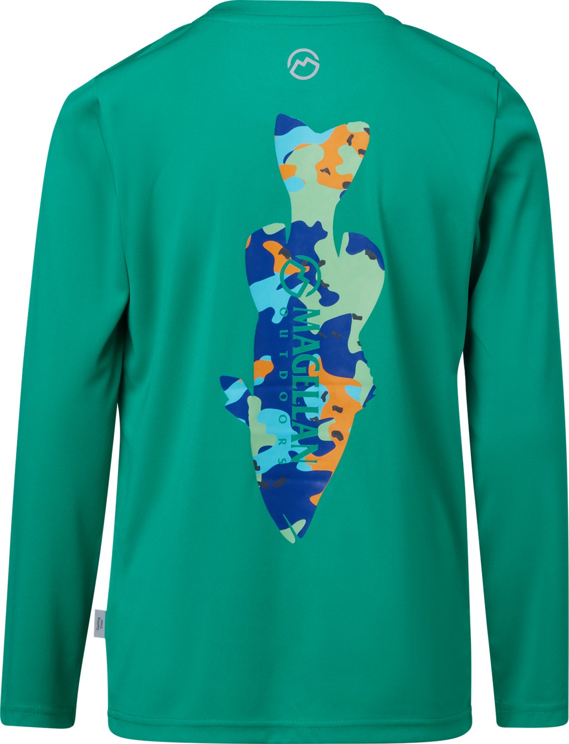 Magellan Outdoors Boys’ Casting Crew Fish Back Long Sleeve T-shirt