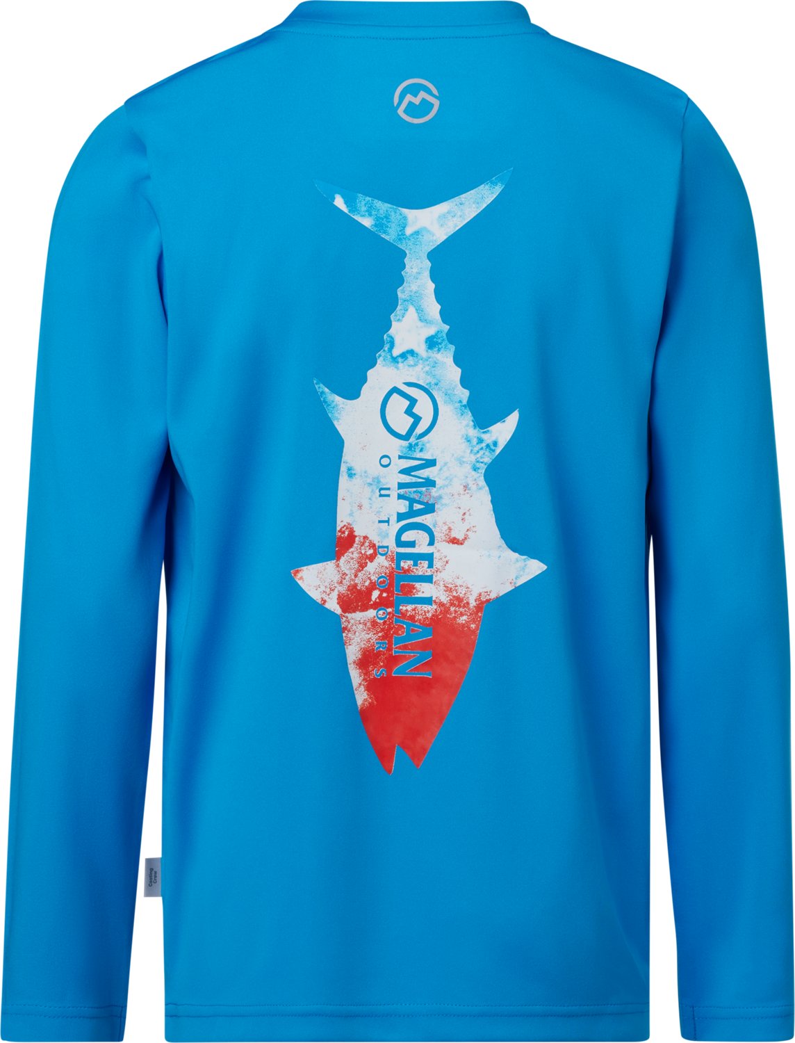 Magellan Outdoors Boys’ Casting Crew Fish Back Long Sleeve T-shirt
