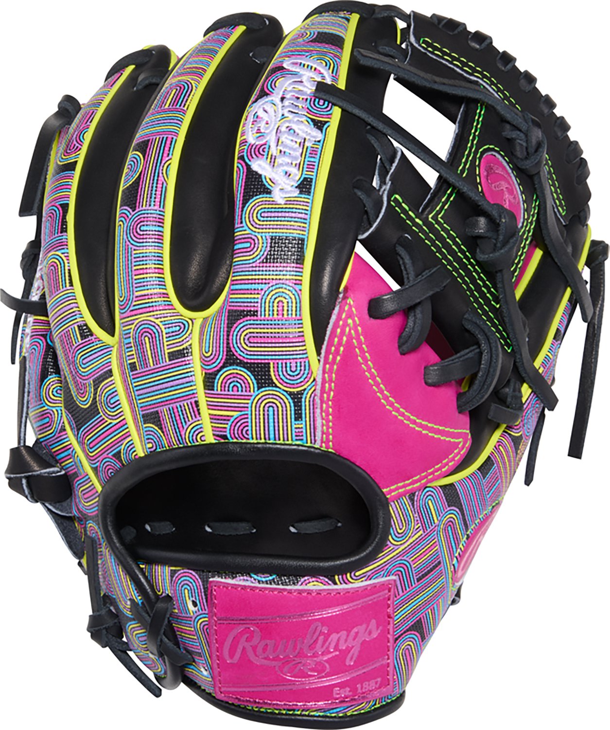 Rawlings 11.5 in Adult Heart of the Hide Color Sync Baseball Fielding Glove - view number 3